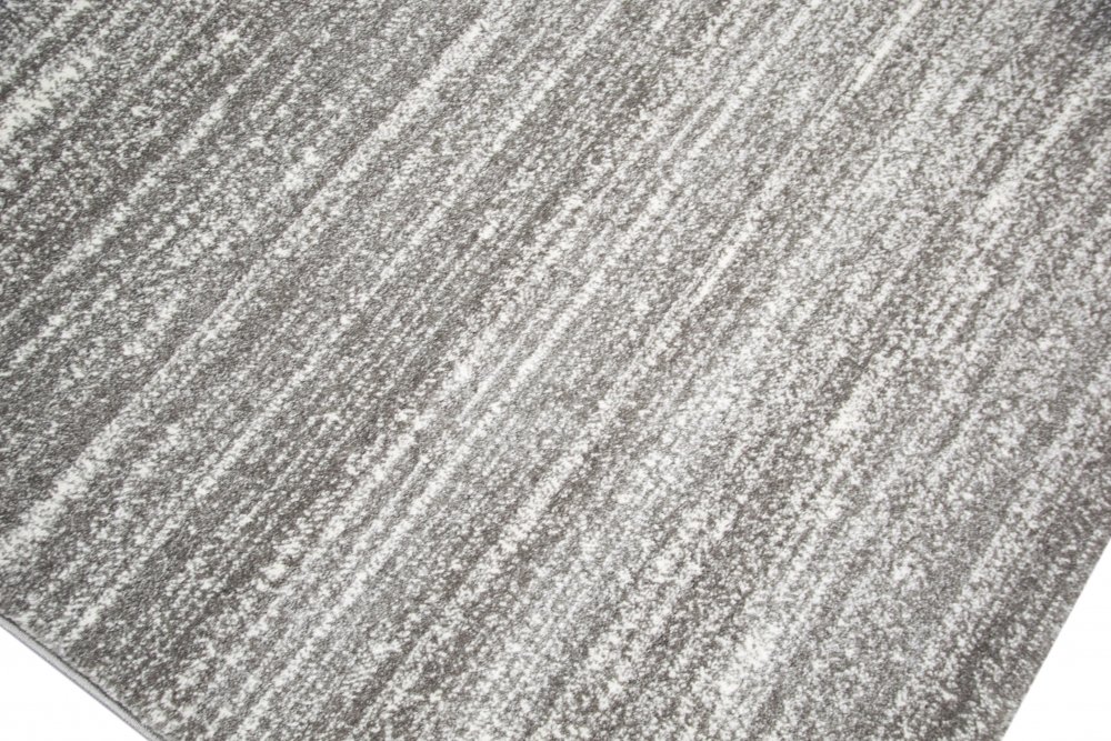 Tapis de salon design et contemporain Tapis court Uni Gris Größe 160x230 cm