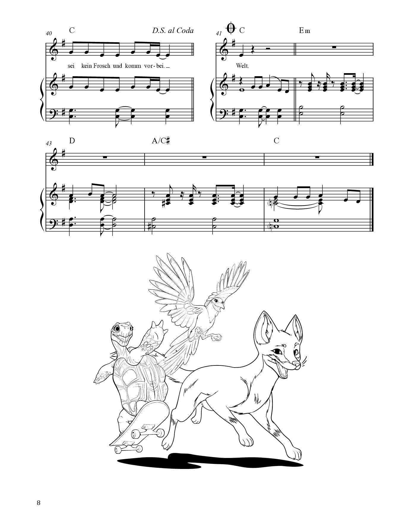 Die Schule der magischen Tiere: Das Songbook zum Film. 1. Gesang/Blockflöte, Klavier. Spielbuch.