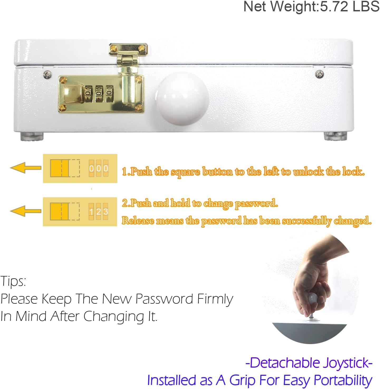 9800 in 1 Hand-held Portable Arcade Game Console 10.1-inch HD Screen Dual Players 3D Retro Electronic Metal Box, Retro Video Game Machine Search/Hide/Pause Games