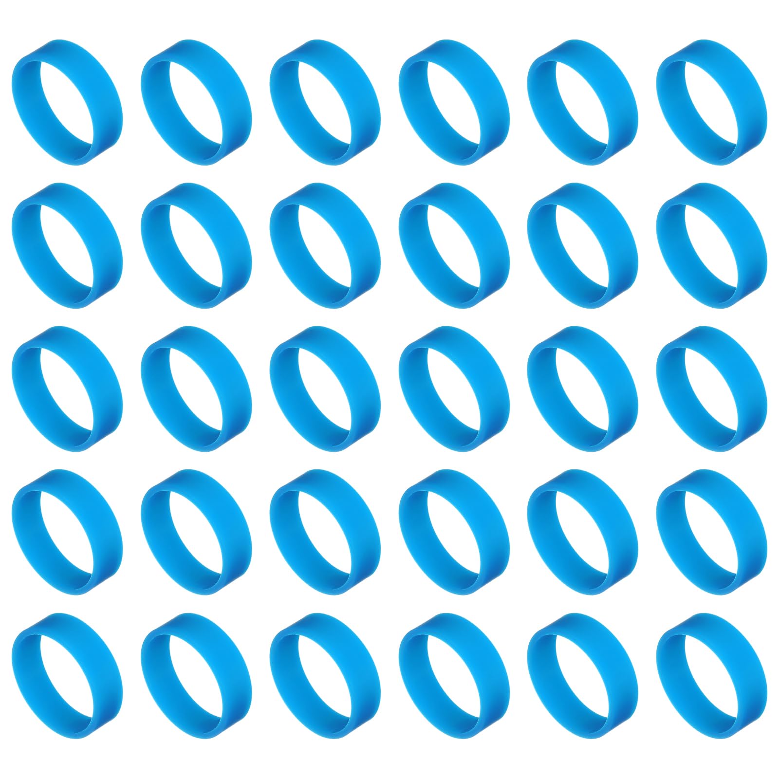 Bandes élastiques en caoutchouc uxcell de 20 mm bleu lot de 30 pour emballage