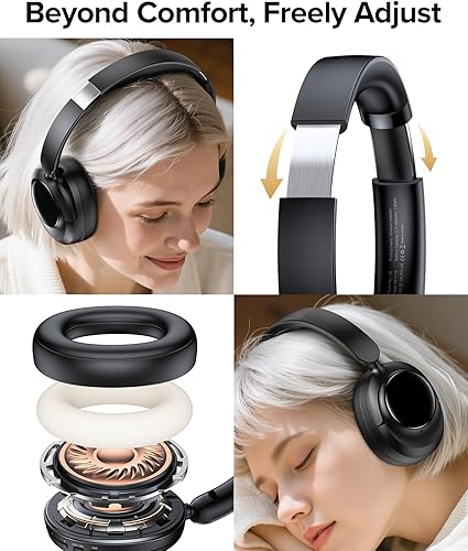 Miniatura 5 de ZINGBIRD Auriculares estéreo híbridos prémium con reducción de ruido y cojines suaves para mayor comodidad