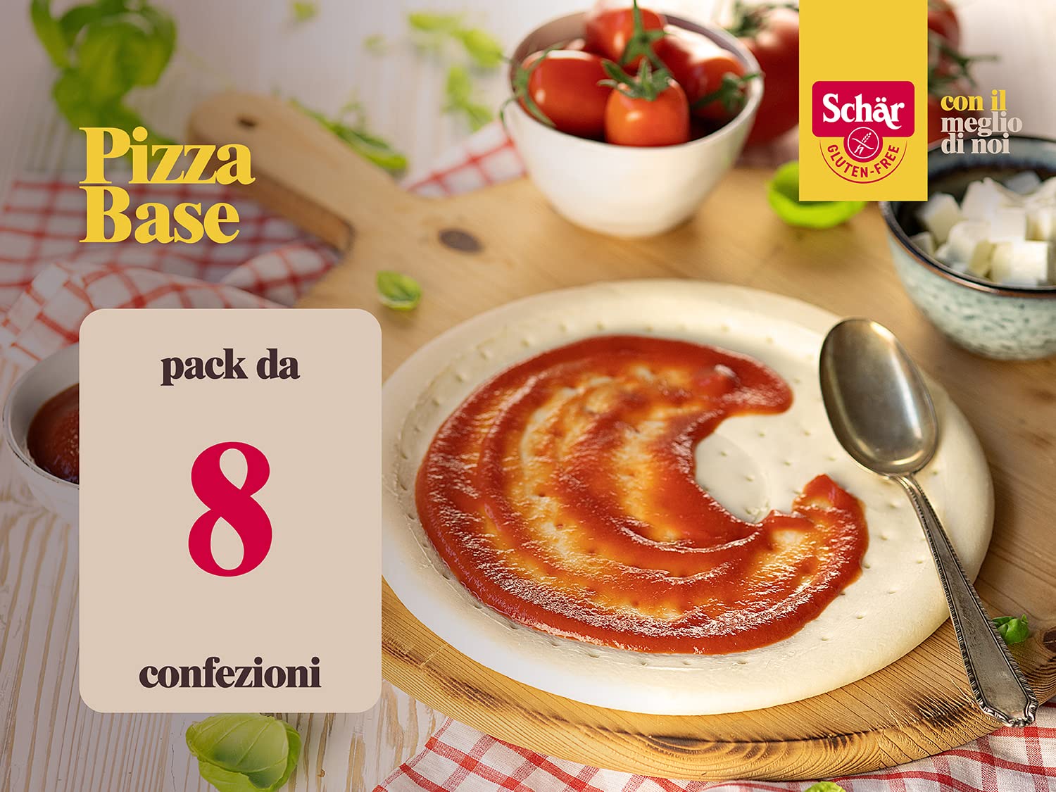 Schar Bases de pizza sin gluten 300 g (paquete de 2)