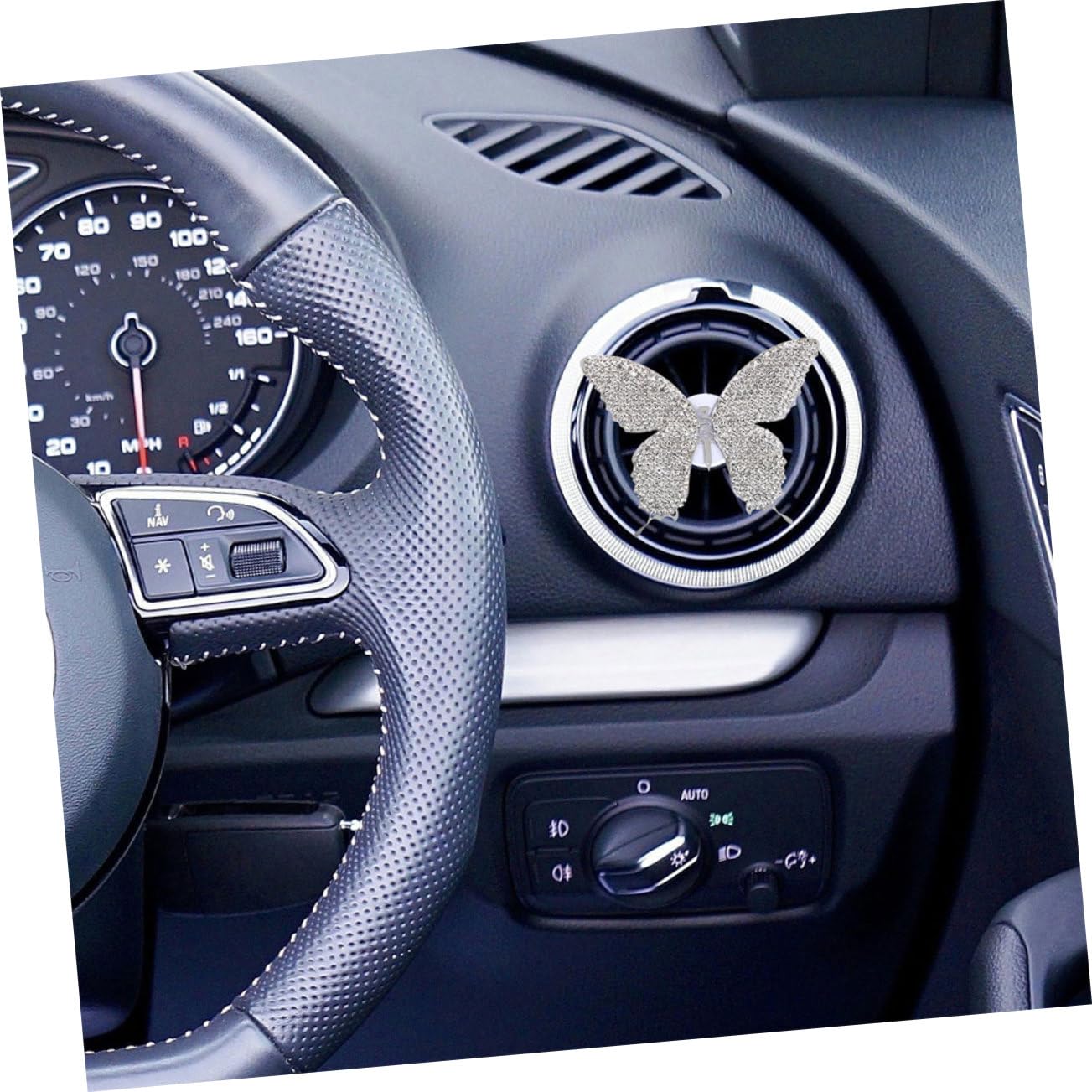 SOLUSTRE 5stücke Car Clip Mit Strass Für Auto-luftauslässe Dekorativer Duftspender Für Installieren Stilvolle Innenraum-dekoration