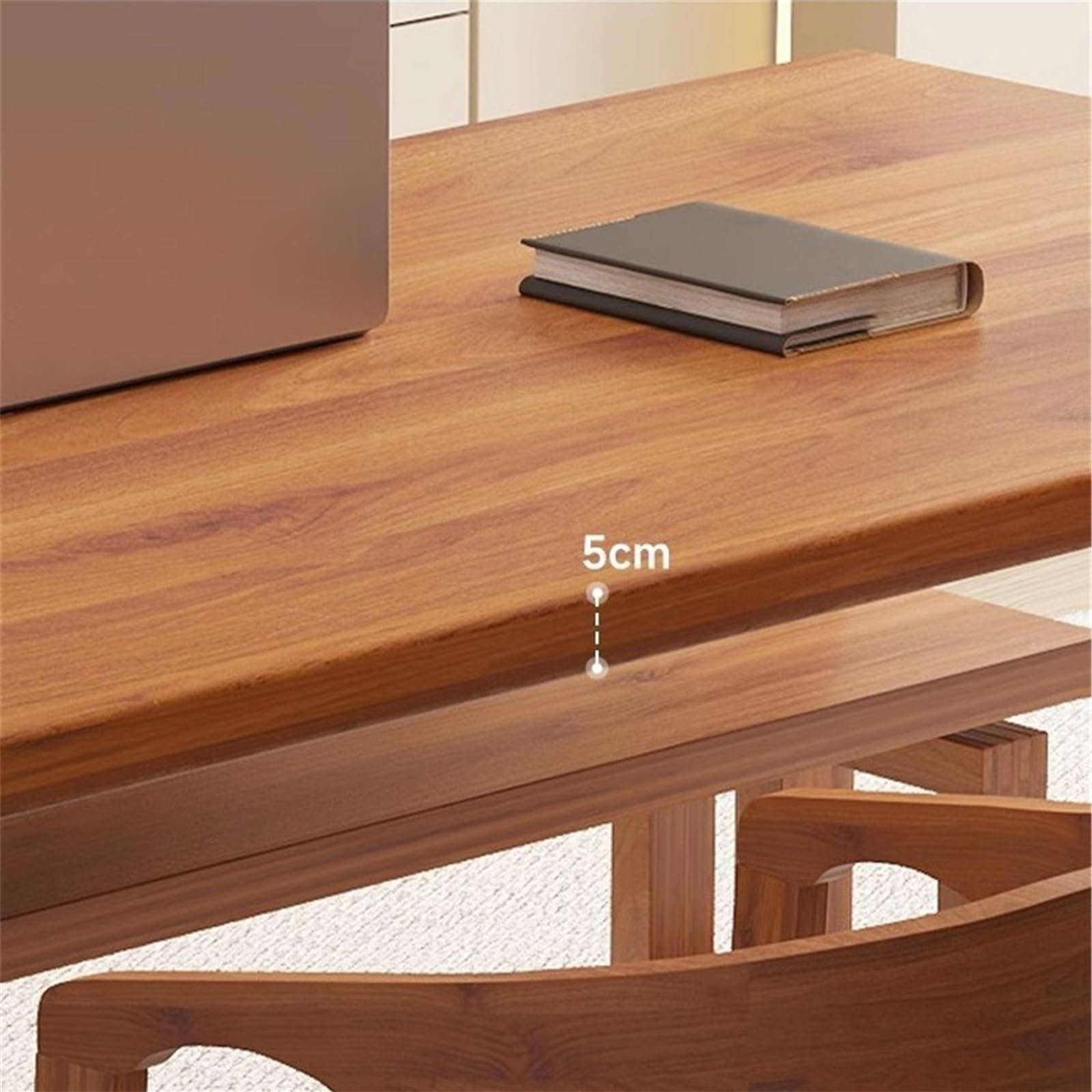 Acrittura Scrivania da ufficio, scrivania moderna in stile semplice, legno(L)