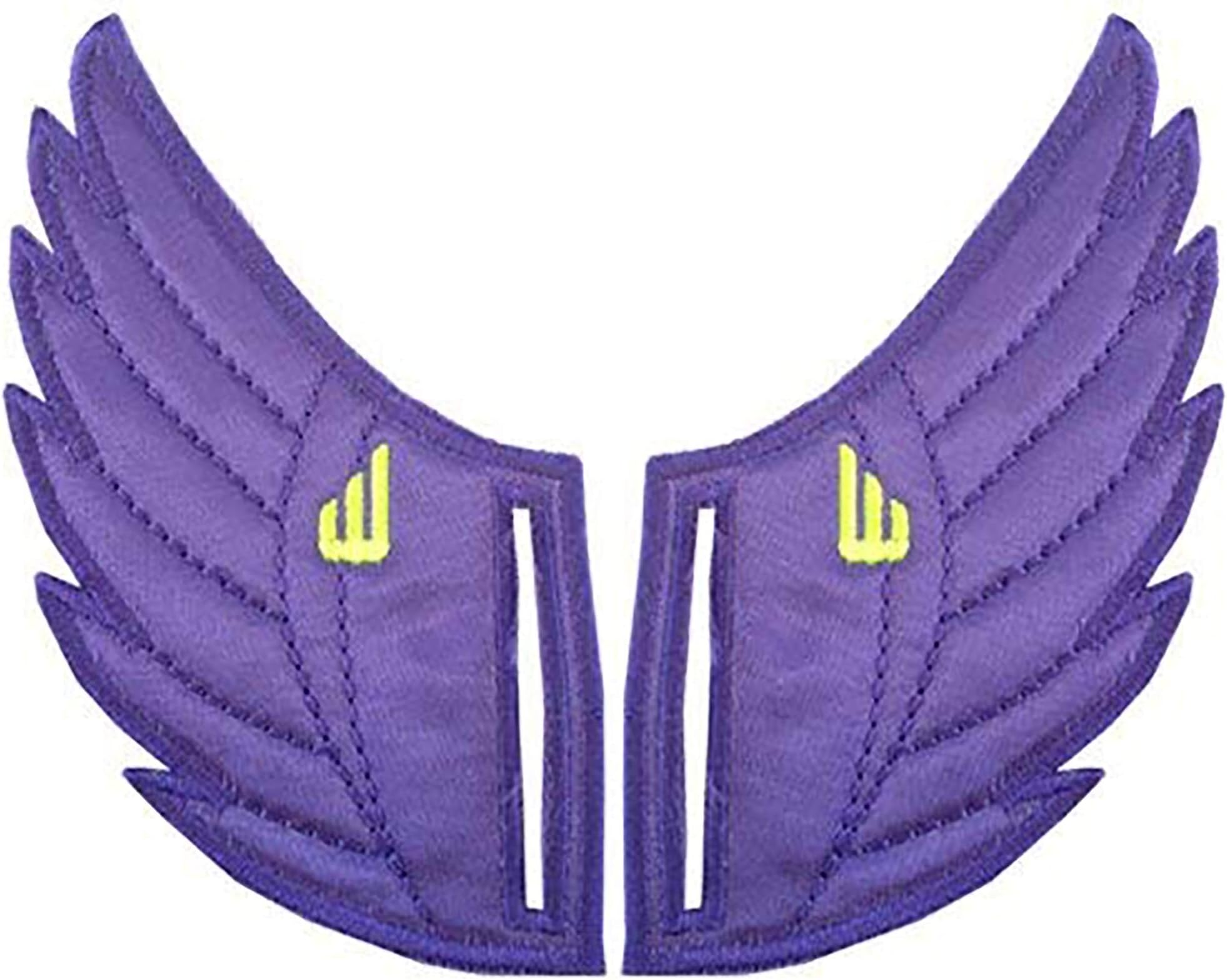 Shwings Shoe Accessories: Purple Wings Slotted