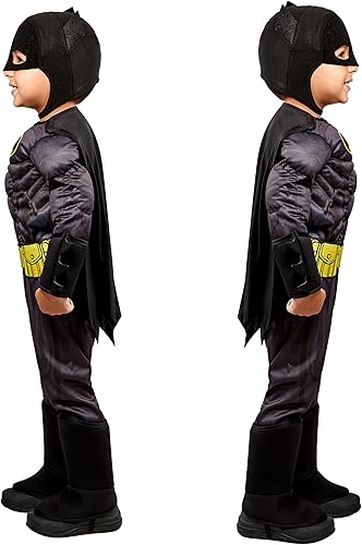Miniatura 3 de Rubies Disfraz de Batman Deluxe para niños pequeños Negro