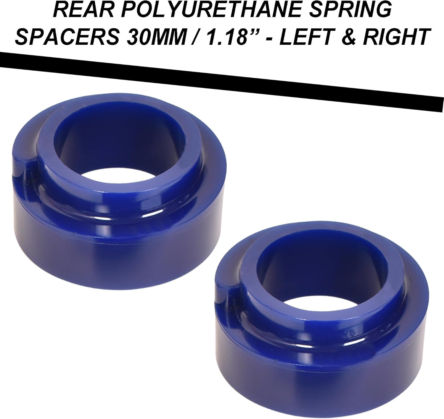 Complete Levelling Lift Kit 36 pc 30mm /1.2" Front Strut, Rear Springs Spacers & Rear Shock Extenders in very High-grade Polyurethane PU Material - fits V70 & XC70 2007-2016/ XC60 2008-2017