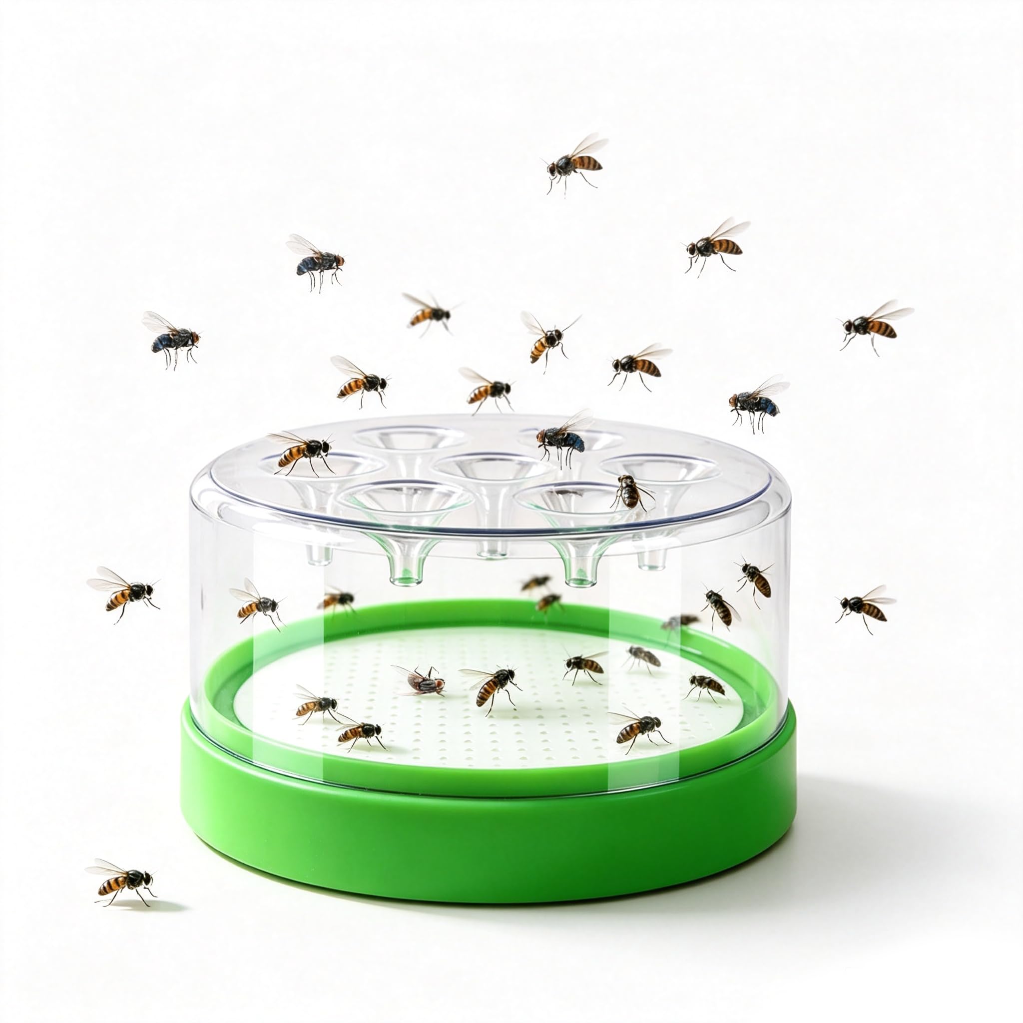 Reusable Non-Electric Fly Trap, Fly Catcher for Indoor Outdoor Use