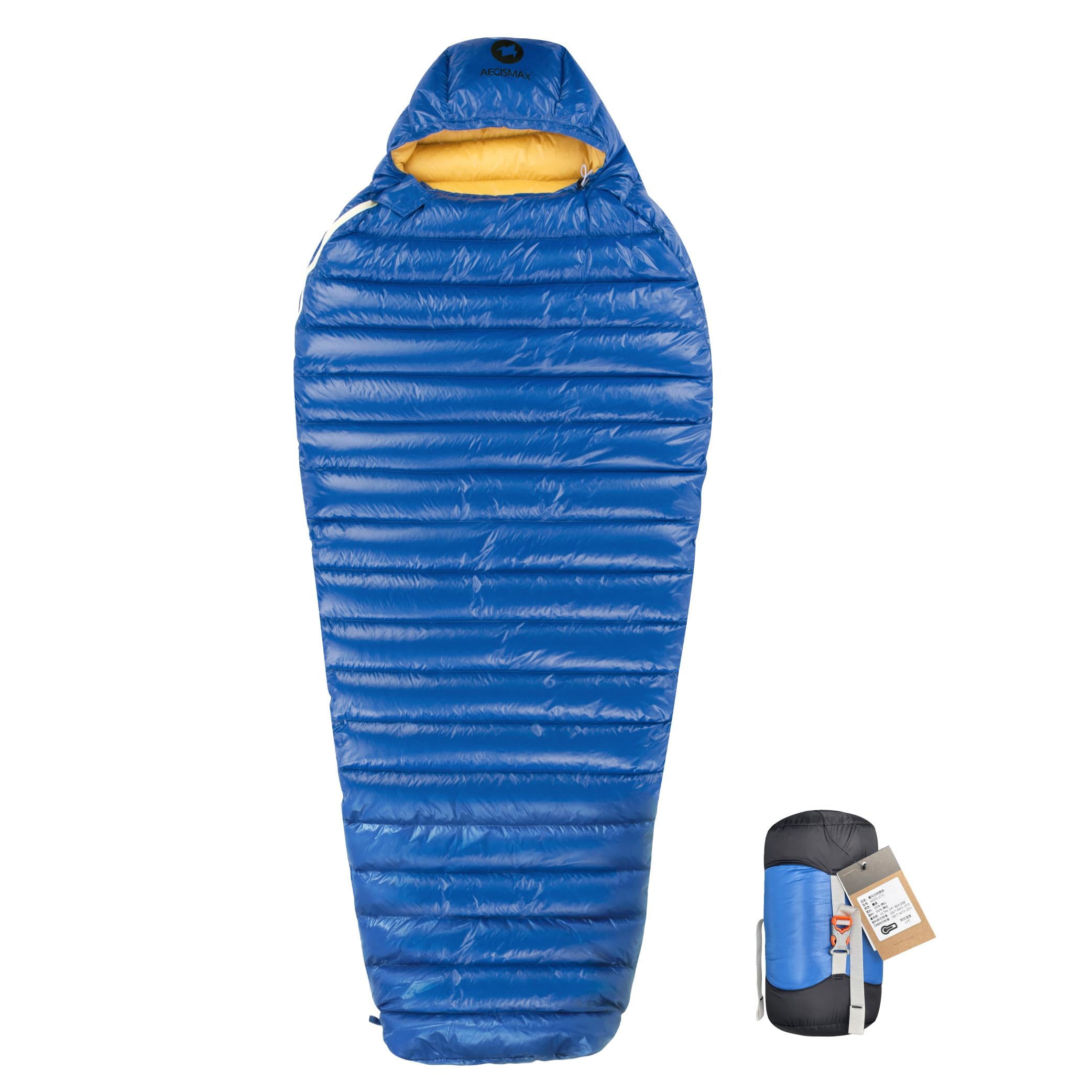 LETO 2025-M/L Serie 800FP Entendaunen-Schlafsack, Rucksackreisen, ultraleichte Outdoor-Campingausrüstung