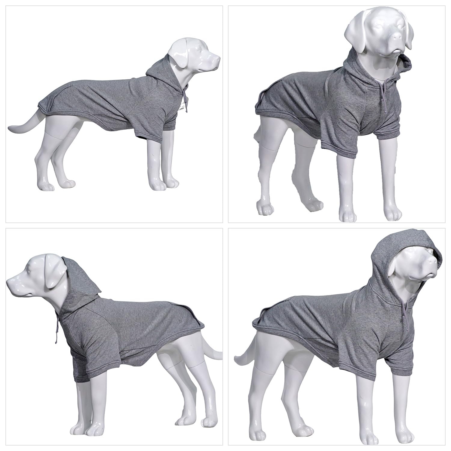 Lovelonglong Pet Clothing Clothes Dog Coat Hoodies Winter Autumn Sweatshirt for Small Middle Large Size Dogs 11 Colors 100% Cotton 2018 New (XXXXL - Image 4