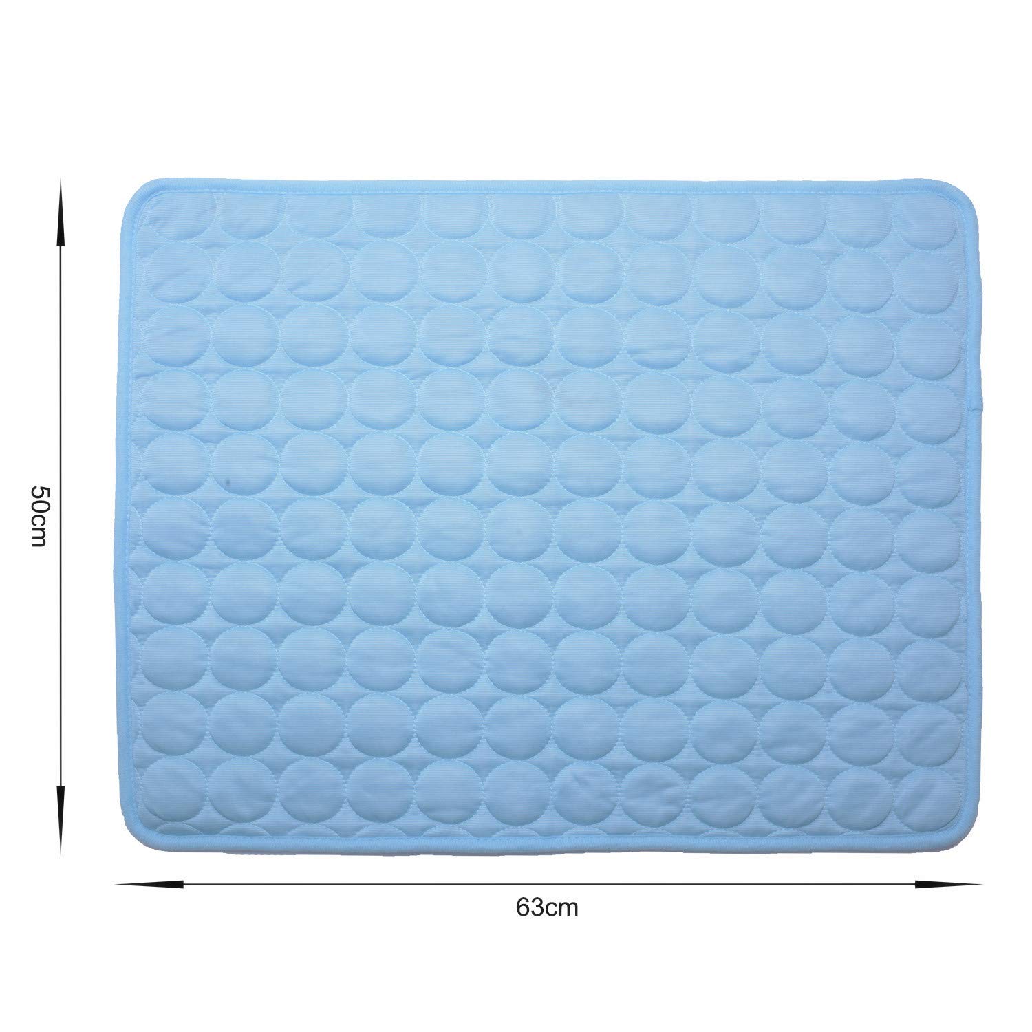 SAFLYSE Pet Mat Cooling Pad for Cats and Dogs Non-Toxic Blue (M) - Image 2