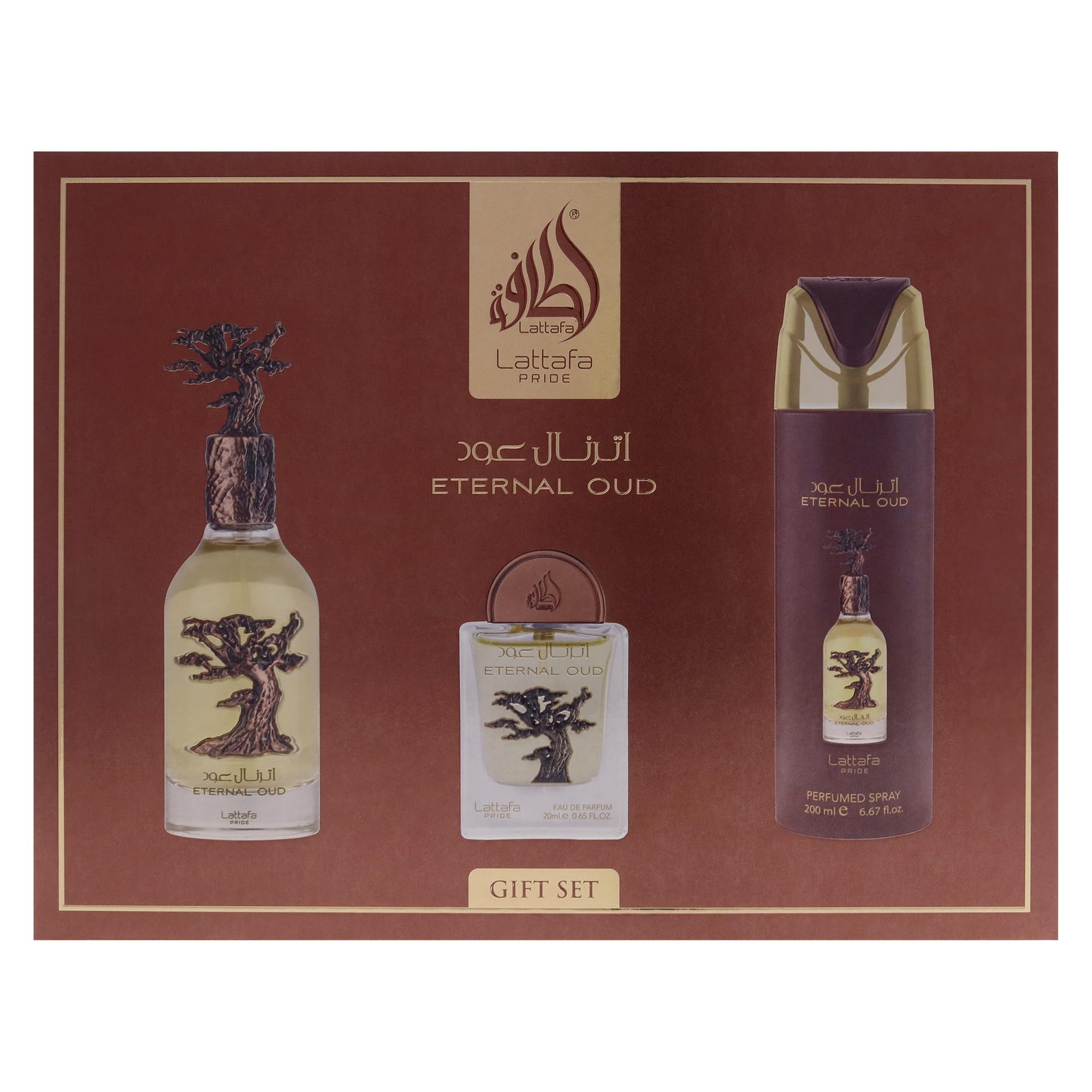 Lattafa Eternal Oud - Set de 3 piezas
