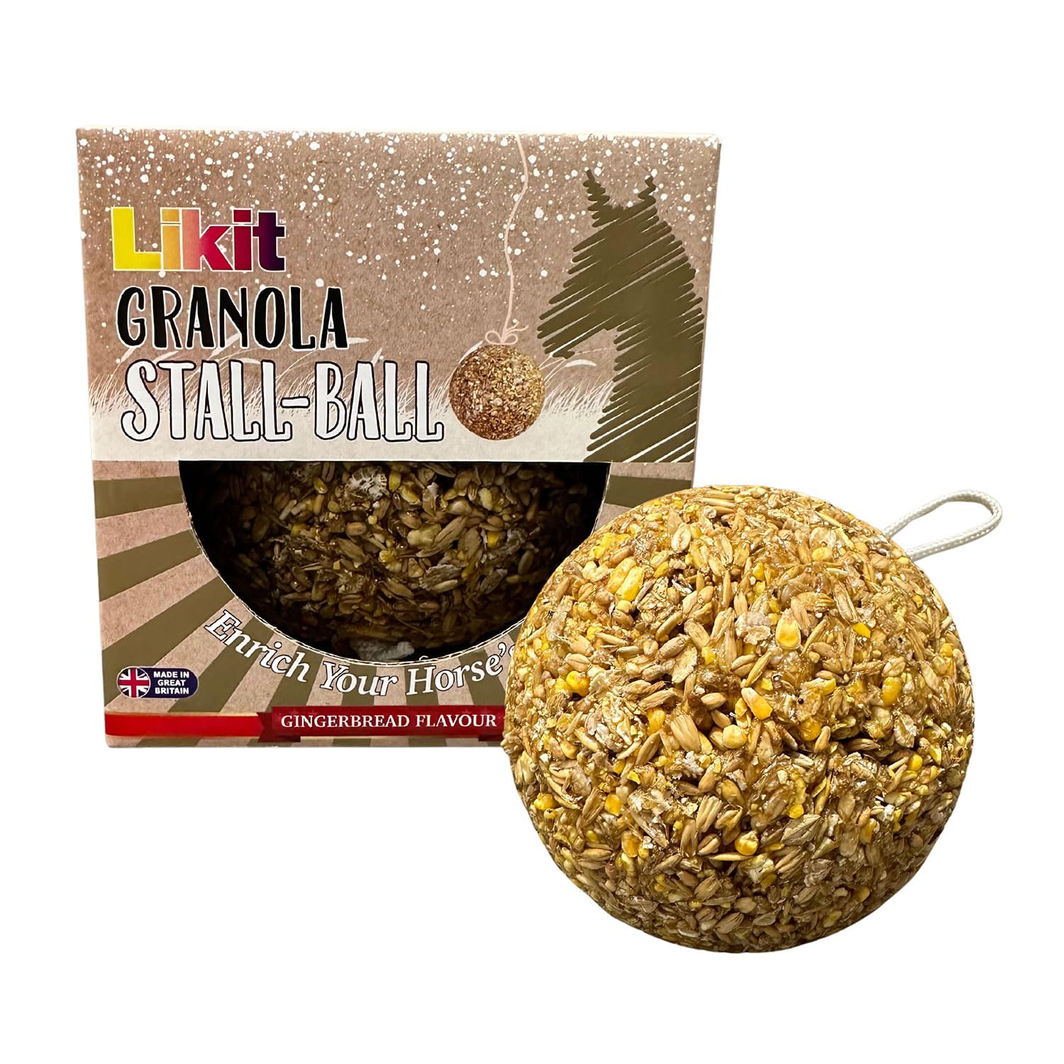 Likit Granola Stall-Ball Pain d'épices pour l'occupation au box