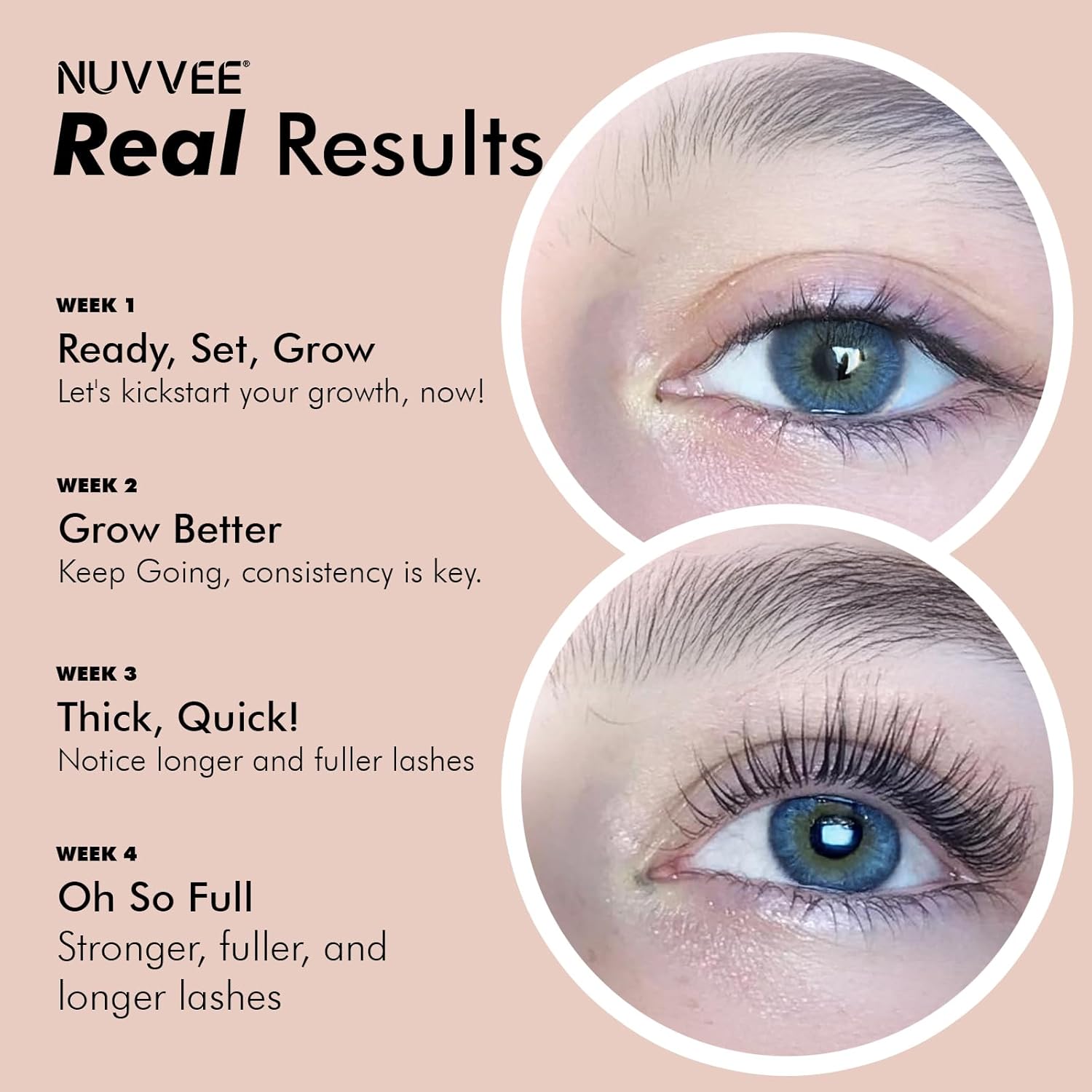 Lash Serum - Eyelash Serum for Longer, Thicker, Fuller-Looking Lashes - Enhancing Lash Roots - #1 Lash Growth Conditioning Serum