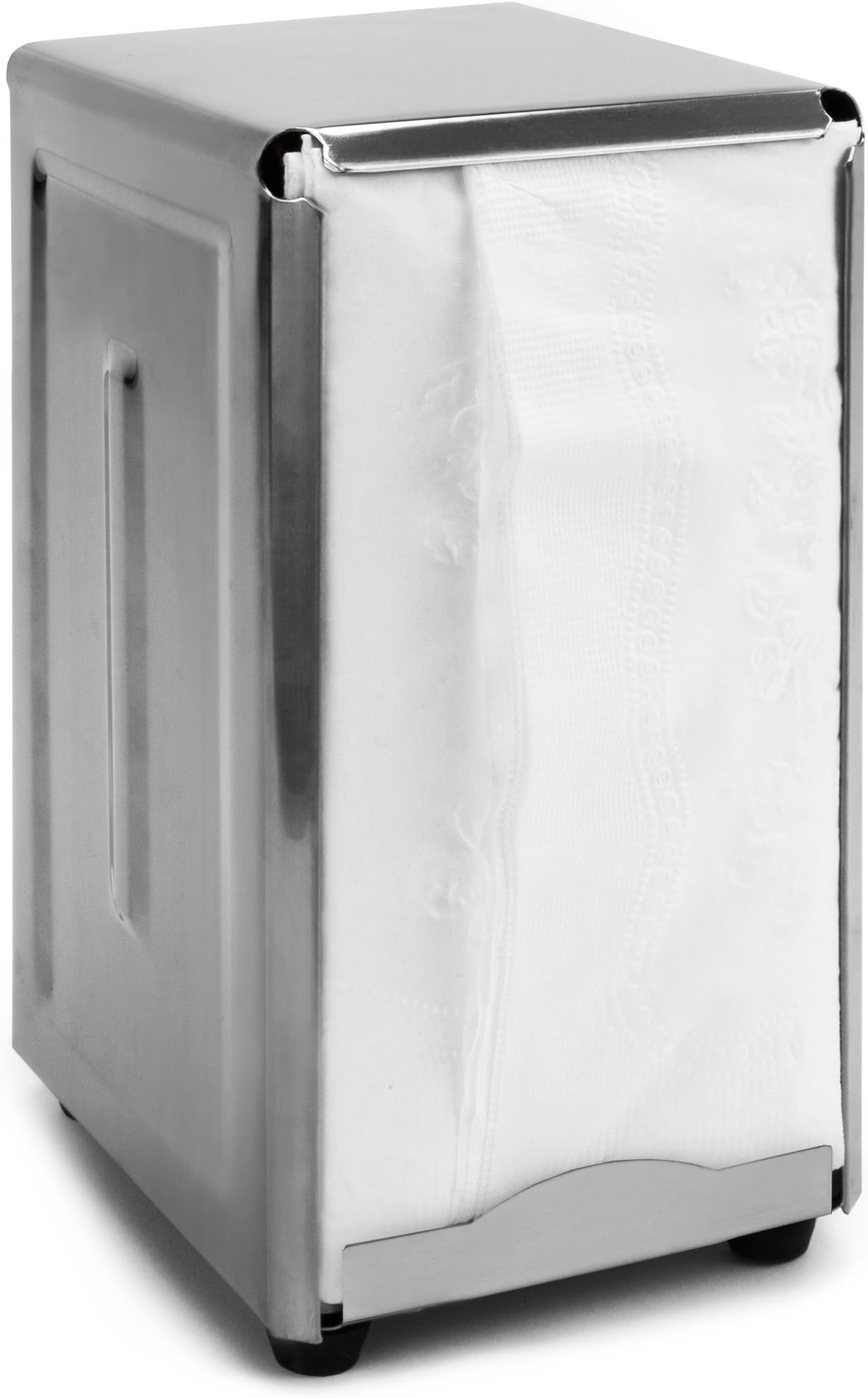 Distributeur De Serviettes En Bambou 4 Compartiments - Certifié FSC, Mobile, Pour Barbecue Ou Petit-déjeuner