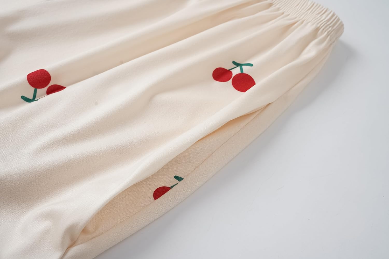 Girls Pajamas Short Sleeve Long Pants and Shorts 3 Piece Sleepwear Button Down Outfit with Pockets Loung Sets - Image 5