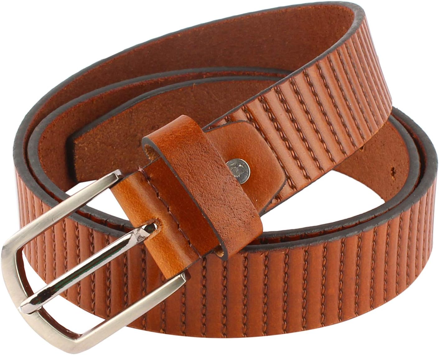 Mens/Gents/Boys Genuine Original Leather Belt | Formal/Casual | Brown/Black/Tan Colour | 28 to 44 Sizes | .. Belt 57