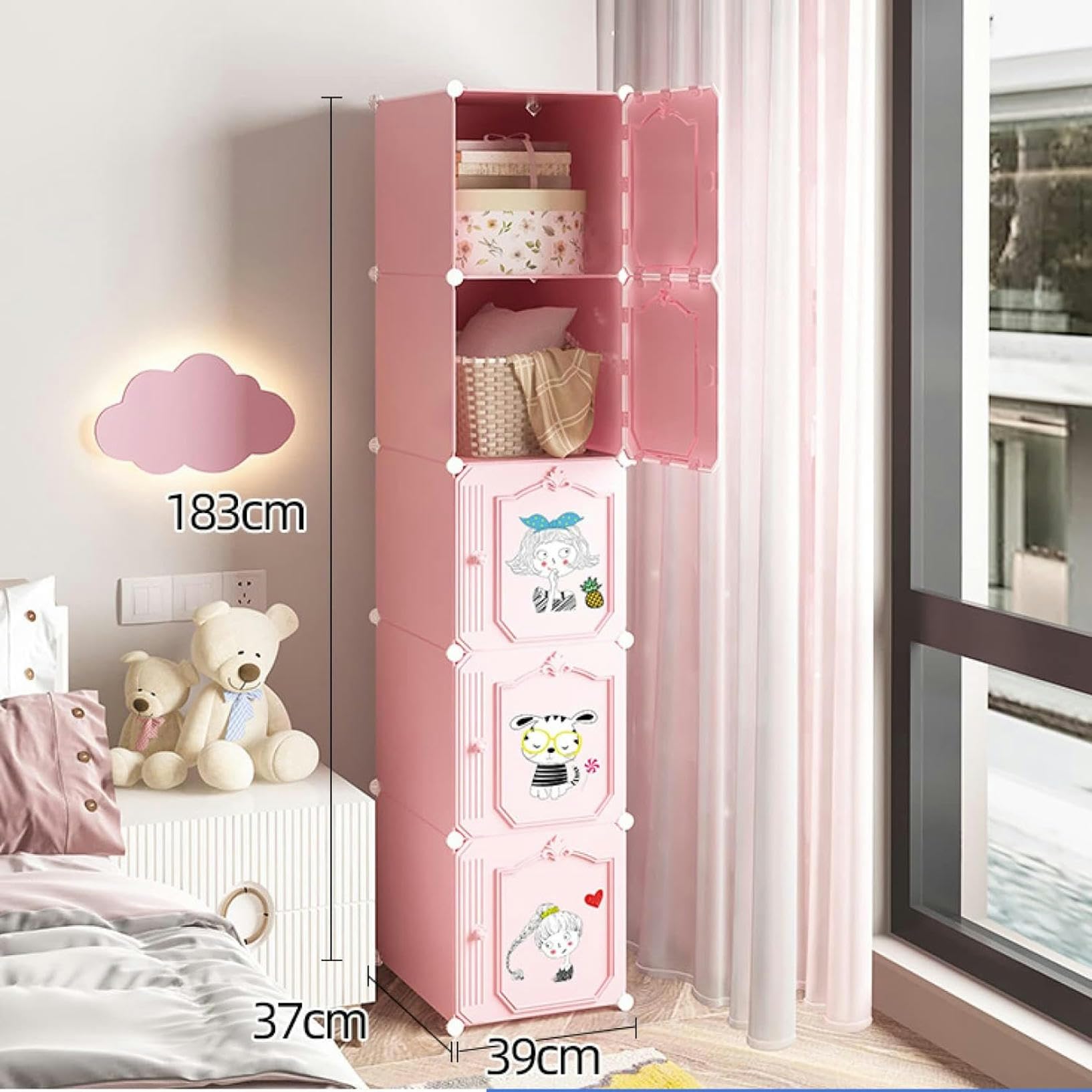 防塵組立式 取り外し可能 簡単組立 DIY収納 寝室 リビング 大容量 棚 / 防塵組立式 取り外し可能 簡単組立 DIY収納 寝室 リビング 大容量 棚 /