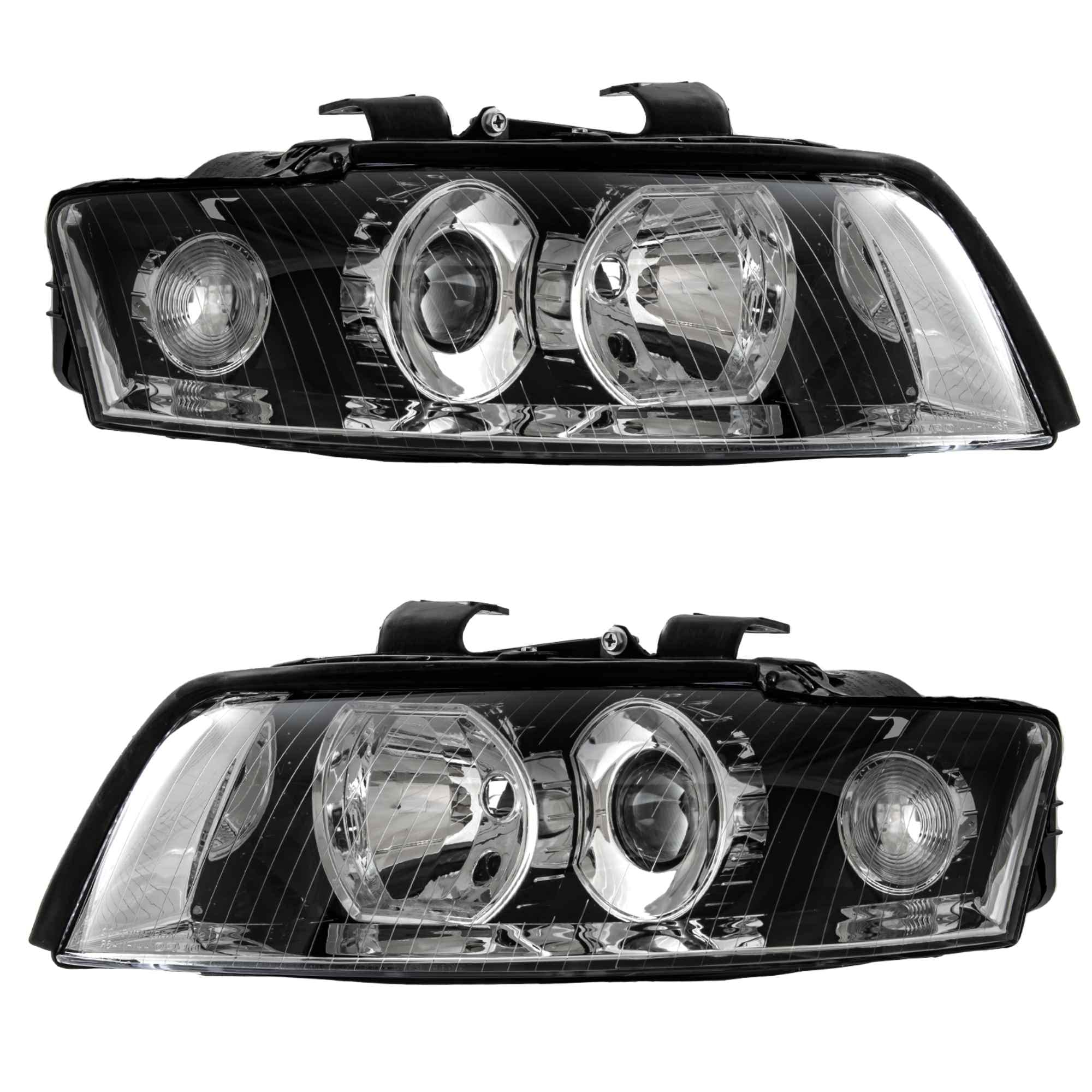 Scheinwerfer-Set Für Audi A4 8K Ab 02/12 - Bi-Xenon Rechts + Nebelscheinwerfer + Leuchtmittel