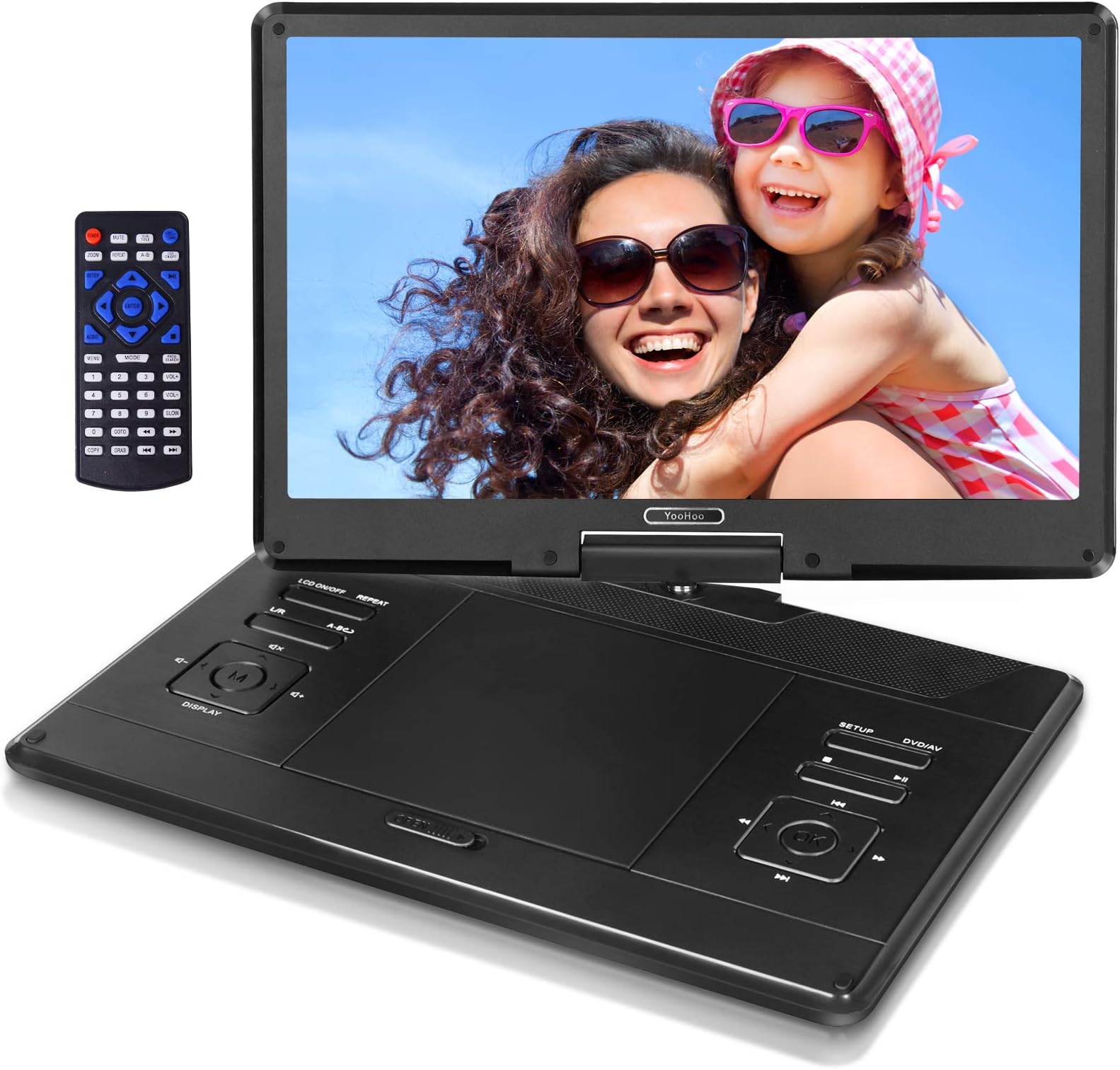 Portabler Dvd Player Mit Dvb T Empfänger Tragbarer DVD-Player mit 39.6 cm großem HD-Schwenkbildschirm, 6–7