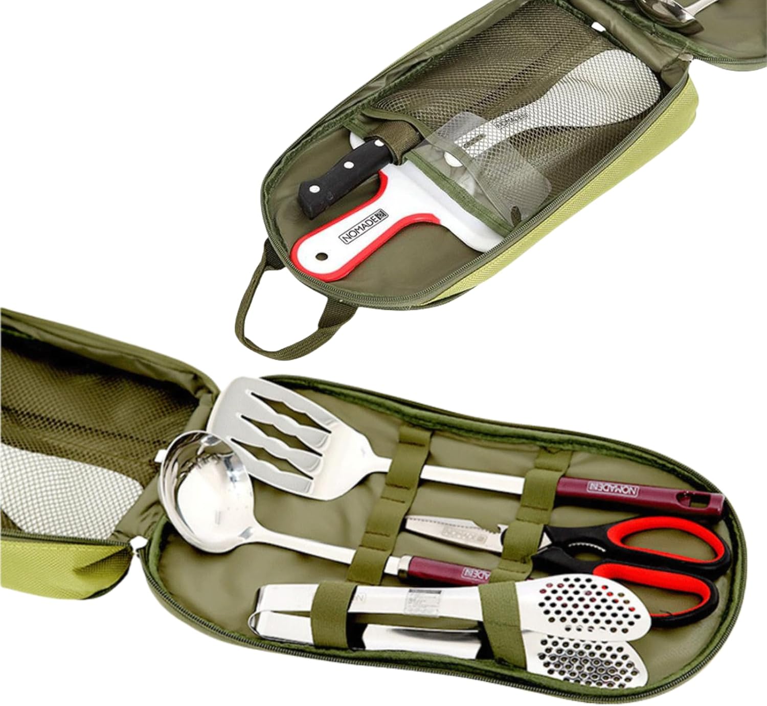 Portable Camping Kitchen Utensil Set, 8pcs Camping Accessories Cooking, Camping Kitchen Set, Camp Kitchen Accessories & Organizer, Camping Utensil Set, Camping Equipment, Camping Tools & Stuff