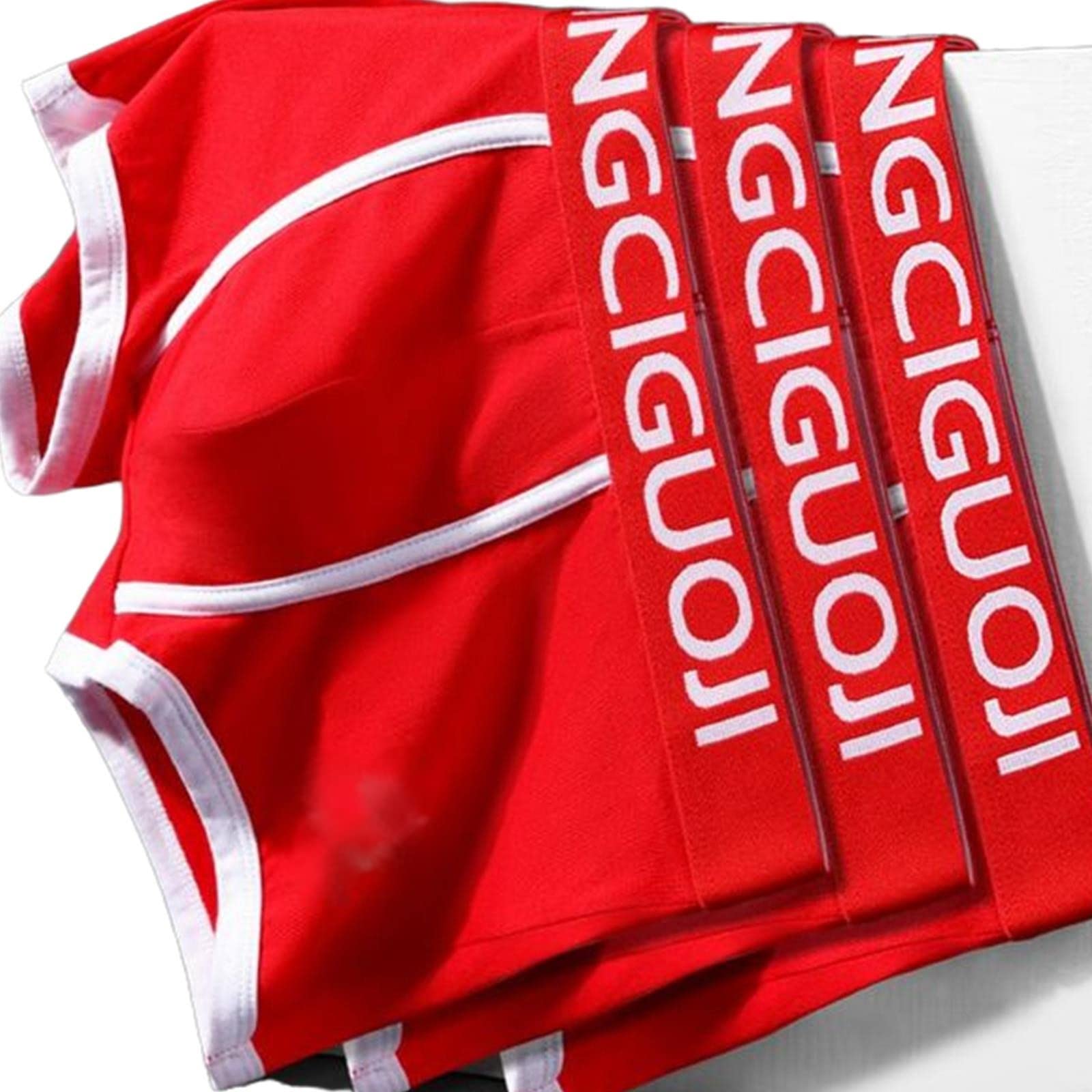 Calzoncillos boxer de hombre en algodón elástico suave URYYRIT 8
