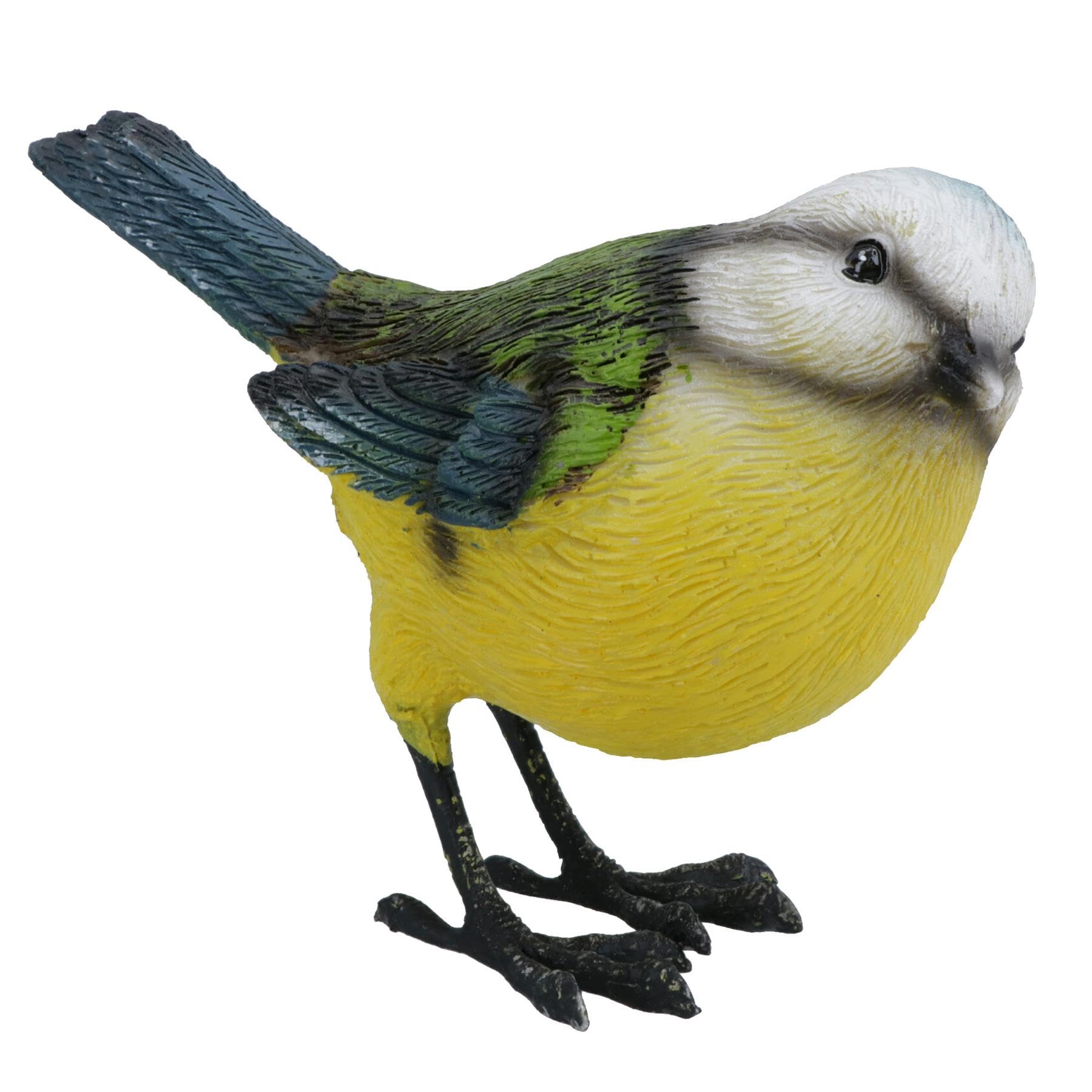 AB Tools Blue Tit Garden Sculpture Ornament Statue Resin Decoration Animal Bird from B&Q
