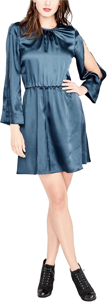 RACHEL Rachel Roy Womens Julia Split Sleeves Above Knee Party Dress