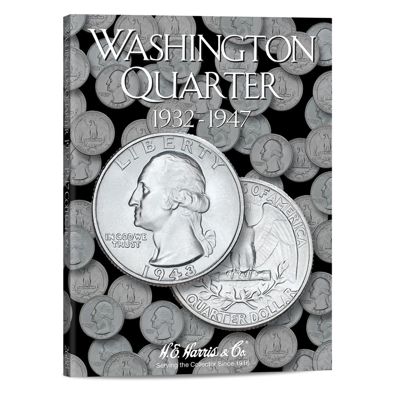 H.E. Harris & Co. US Washington Quarter Coin Folder Volume 1 1932-1947