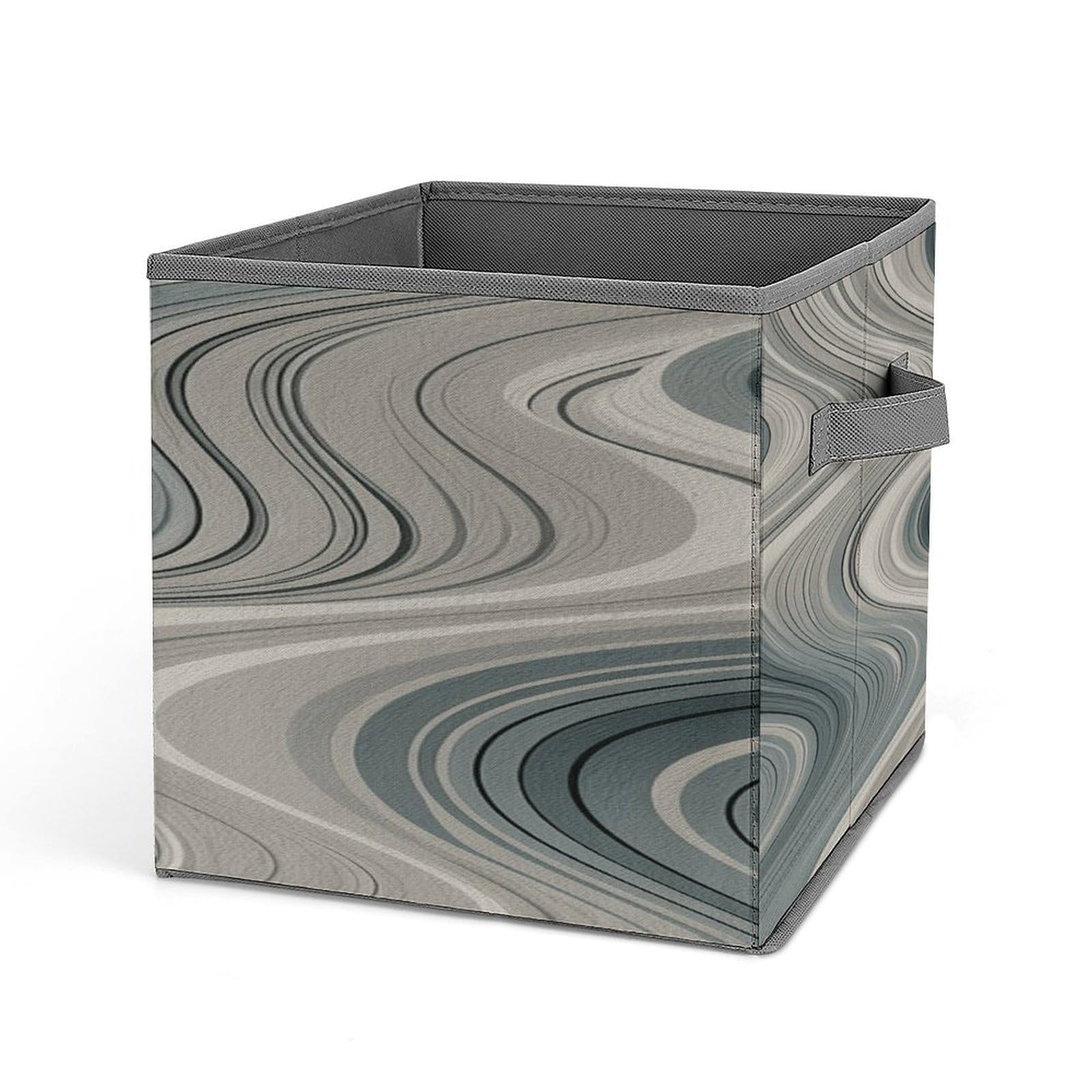 Fekiloot Style Gray And White Storage Bins Storage Baskets