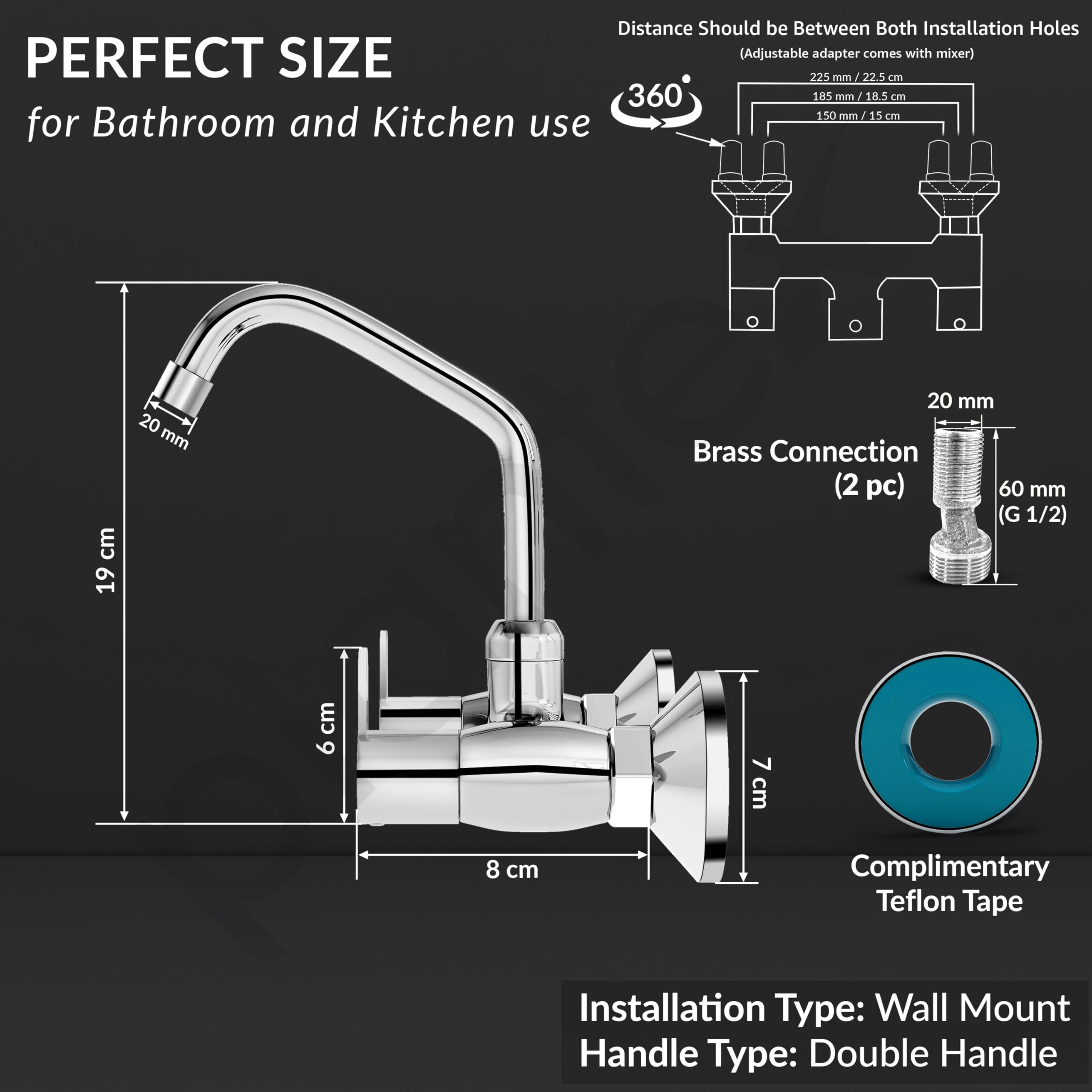 Plantex Brass Sink Mixer - 7 Year Warranty -4 Plantex Brass Sink Mixer - 7 Year Warranty -4