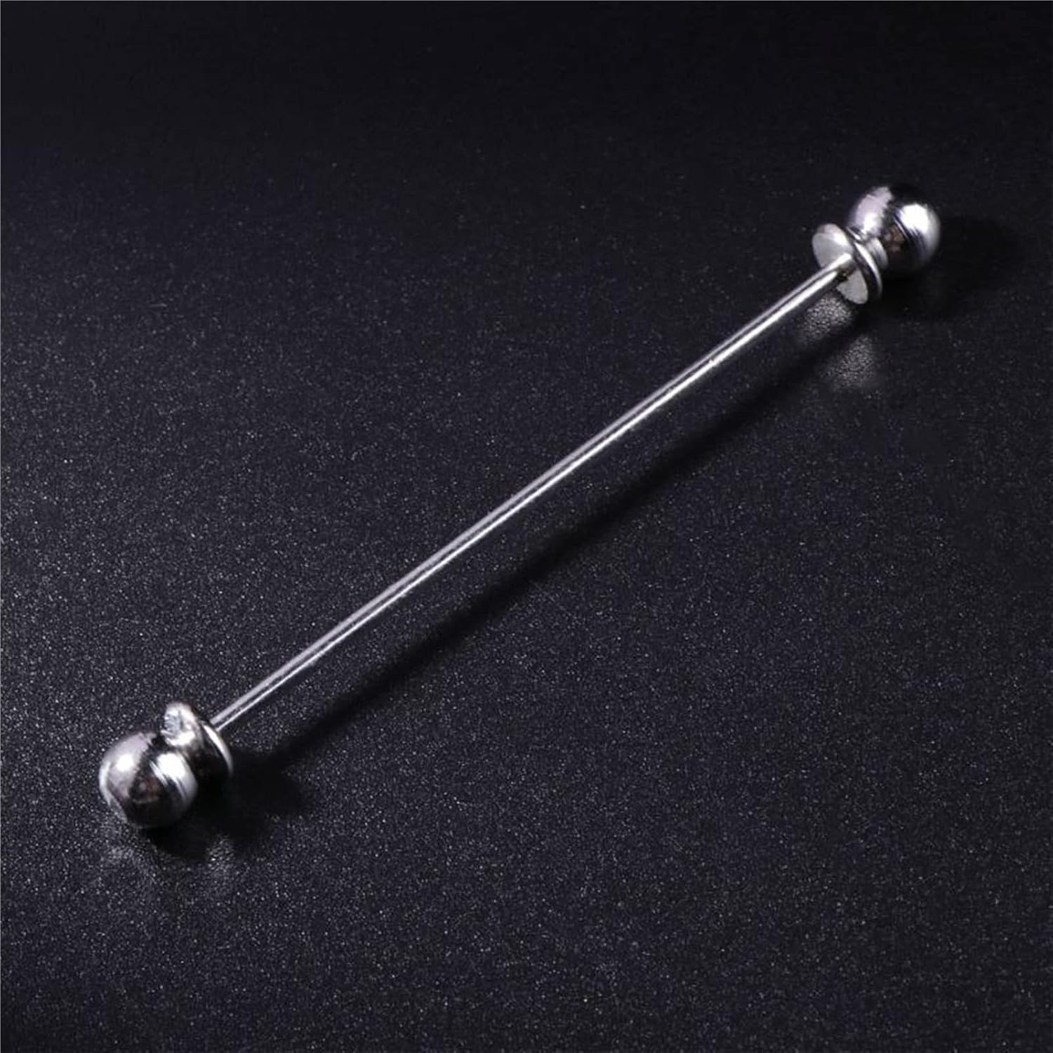 Luxury Men's Brooch Shirt Pin Tie Clip Collar Clasp - Formal Wedding Accessory