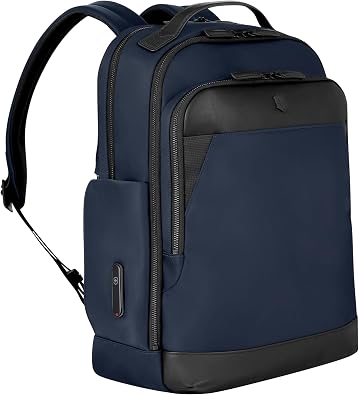 VICTORINOX Alox Nero Backpack, 2-Way Bag, PC, PC, Tablet, 4.7 gal 17 L, 4.9 gal 18 L, 6.7 gal 22 L, Black, Blue