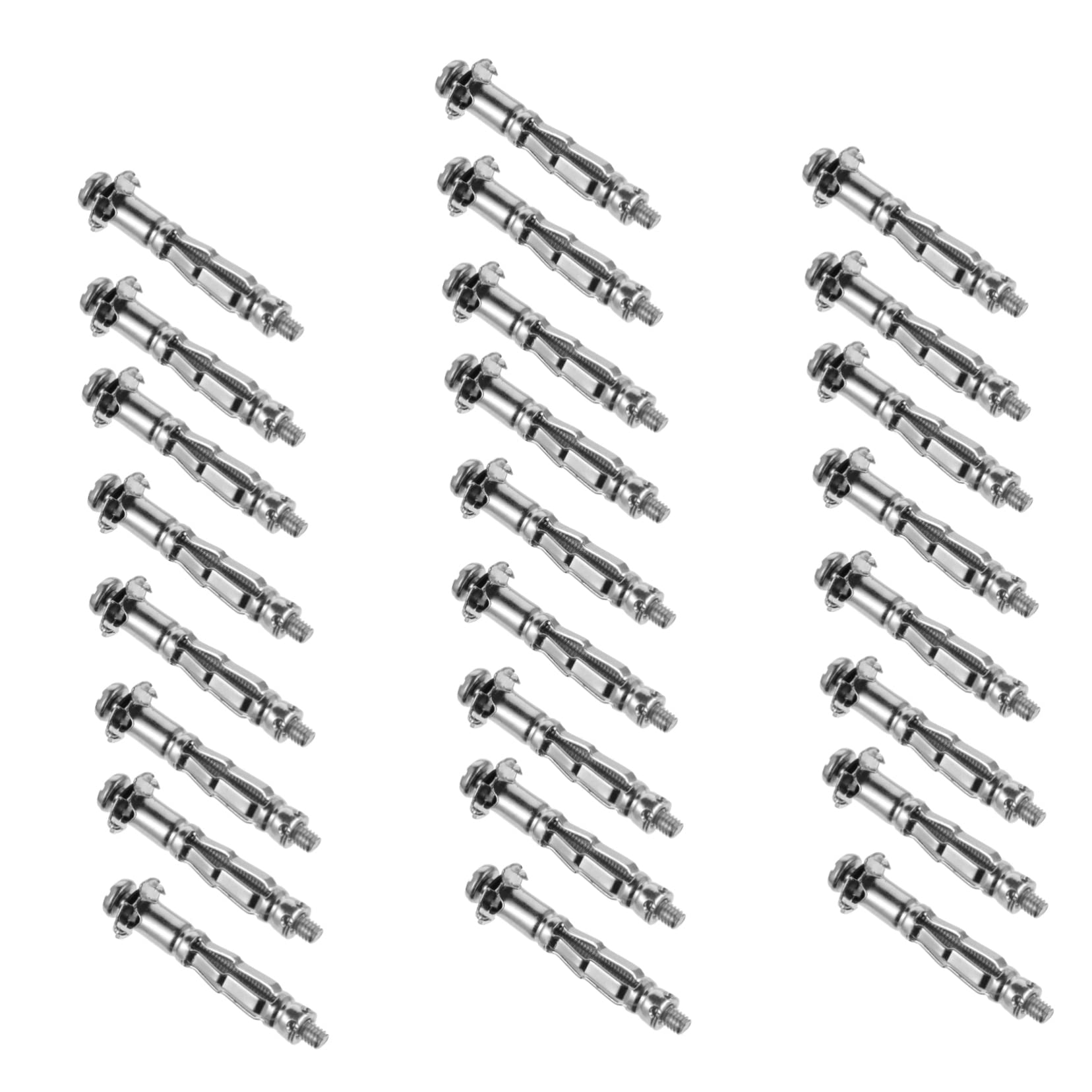 MUCKLILY Screws Hollow for Drywall 25 Pieces Heavy Duty Hollow Wall Anchors Plasterboard Fixing