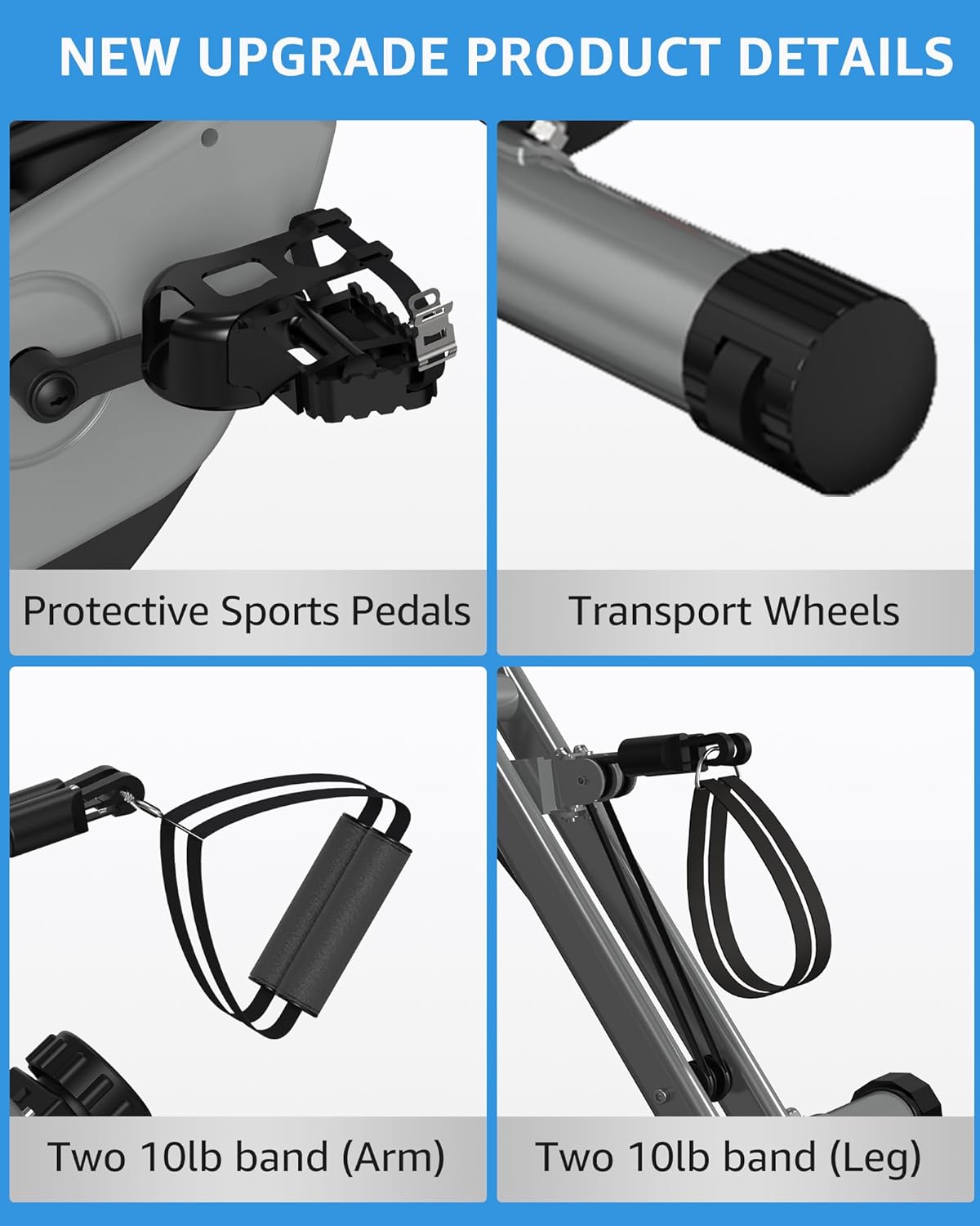 Foldable Exercise Bike Stationary Bikes for Home, 5 IN 1 Indoor Workout Bike, Cycling Bike with 16-Level Quiet Magnetic Resistance, 6.6 LBS Flywheel and 300LBS Capacity, 2025 Designed 817 X-bike Foldable Exercise Bike Stationary Bikes for Home, 5 IN 1 Indoor Workout Bike, Cycling Bike with 16-Level Quiet Magnetic Resistance, 6.6 LBS Flywheel and 300LBS Capacity, 2025 Designed 817 X-bike