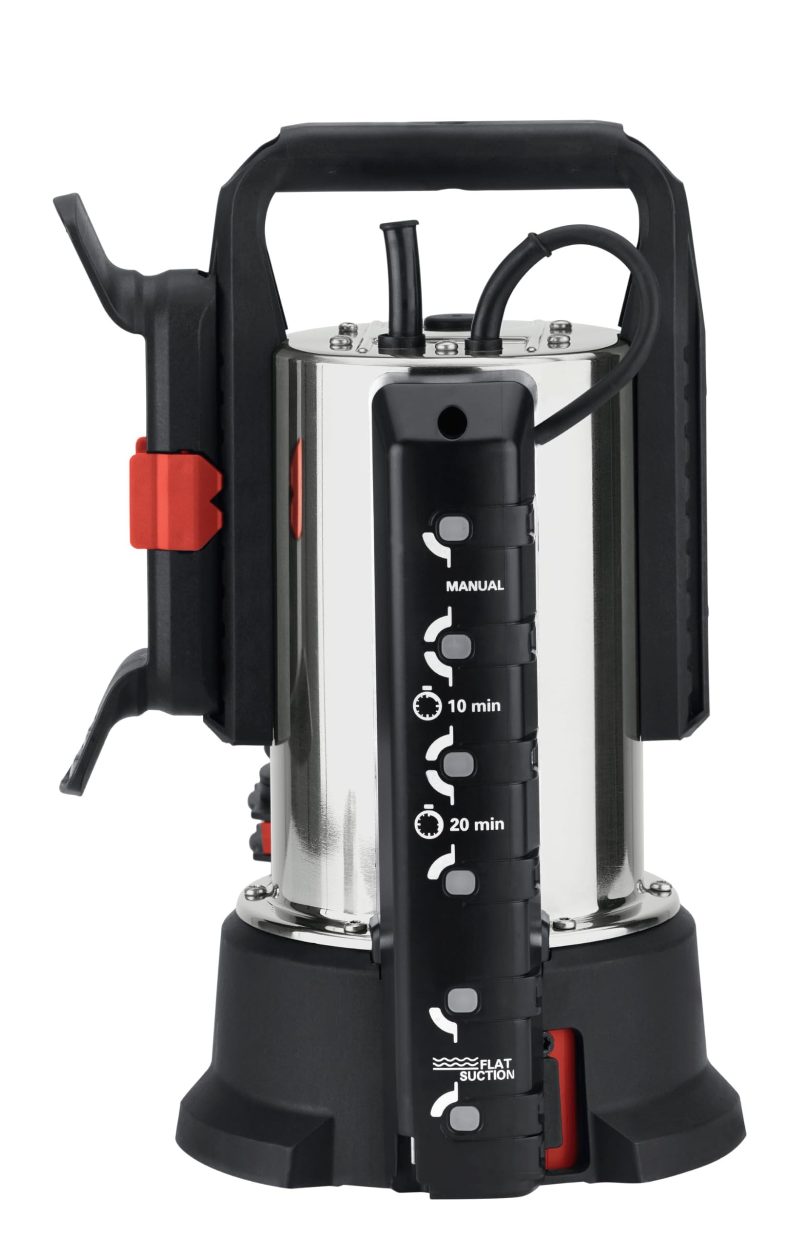 metabo Kombi‑Tauchpumpe KP 200‑35 ASF Inox - 620 W, 20.000 l/h, flachabsaugend bis 1 mm, Partikel bis 35 mm - Klar‑ & Schmutzwasser, elektronischer Schwimmerschalter, Edelstahlgehäuse, Quick‑Anschluss