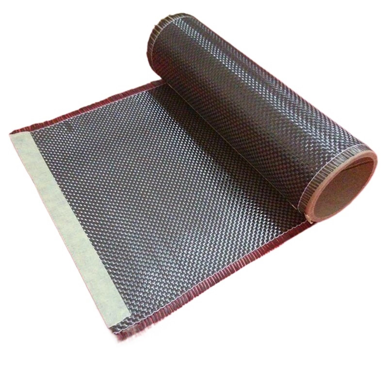 Tissu en fibre de carbone 3k T300 200g/m² tissage simple pour moulage et réparation