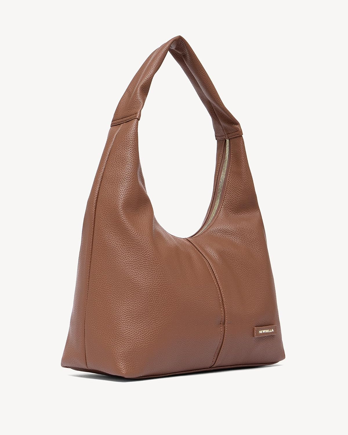 NEWBELLA Vegan Leather Hobo Shoulder Bag for Women, Lightweight Hobo Purse, Casual Commute Bag for Daily Work Shopping Travel - Image 3