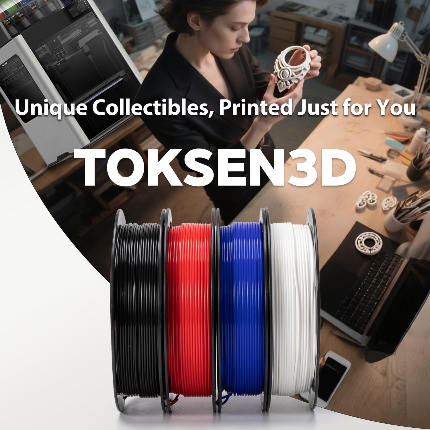 Transparent Sky Blue 1.75mm PLA Filament High Speed Clear Basic PLA Filament 1kg (2.2lbs) Plastic Spool Fit Most FDM Printer AMS - Image 7