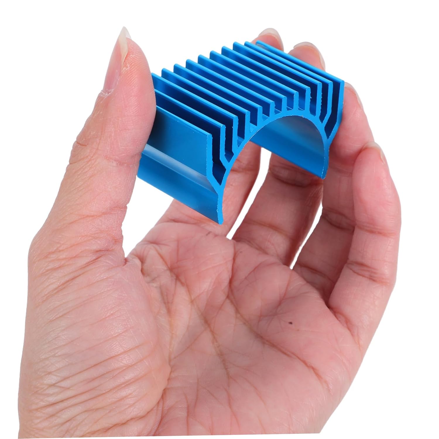 jojofuny Motor Heatsink for Carbon Brush Cooling Aluminum Alloy Radiator for Trucks and Cars Easy Installation Heat Dissipation Motor Lifespan