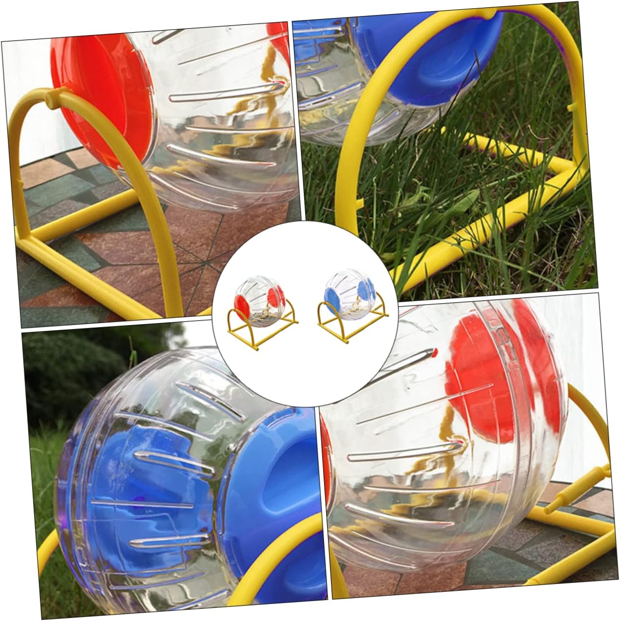 BESPORTBLE 2pcs Pet Training Toys for Animals Hamster Running Playthings Exercise Toys for Gerbils and Other Pets