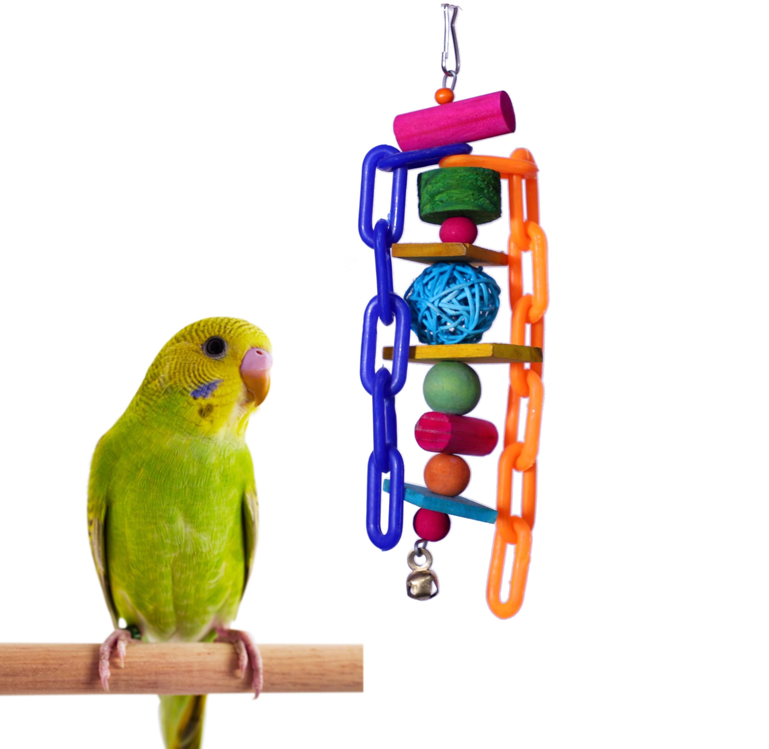 Poonch Small Wooden Swing with Plastic Chain for cage Bird Toy for Small Birds Like Budgies Finches Parakeets etc (B0CSP9WL9L) Amazon Price History, Amazon Price Tracker