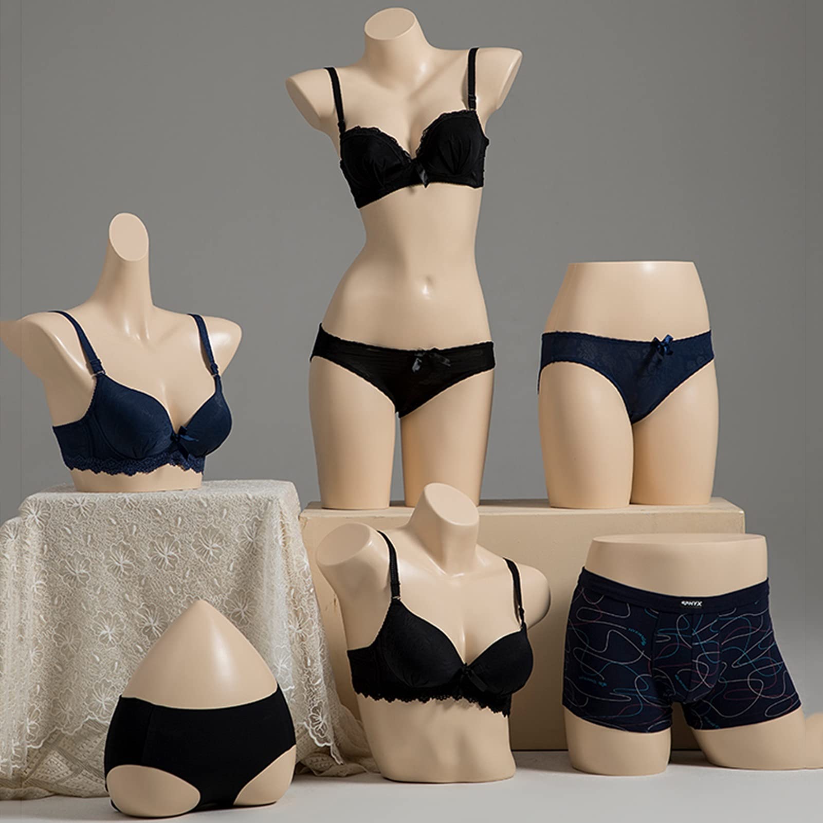女性 トルソー マネキン ボディ 下着 ランジェリー 水着 Amazon.co.jp: マネキン マネキン 女性トルソーボディ、下着店の衣類