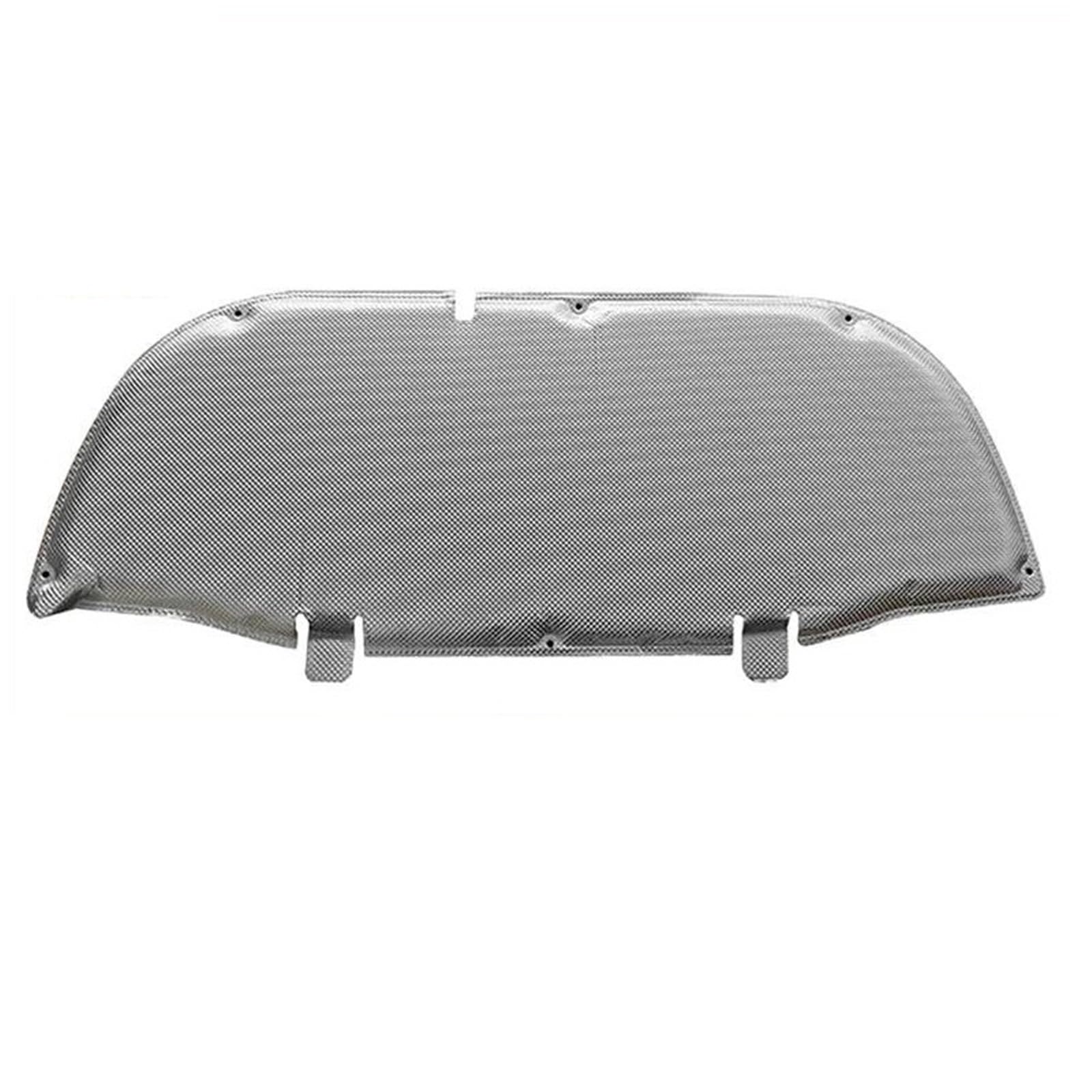 Slimes Silver Aluminum Heat Liner Mat Car Front Engine Hood Insulation Cotton W/Buckle Soundproof Sound Heat Mat For Corolla For Cross Xg10 2022-2024(Silver Aluminum)