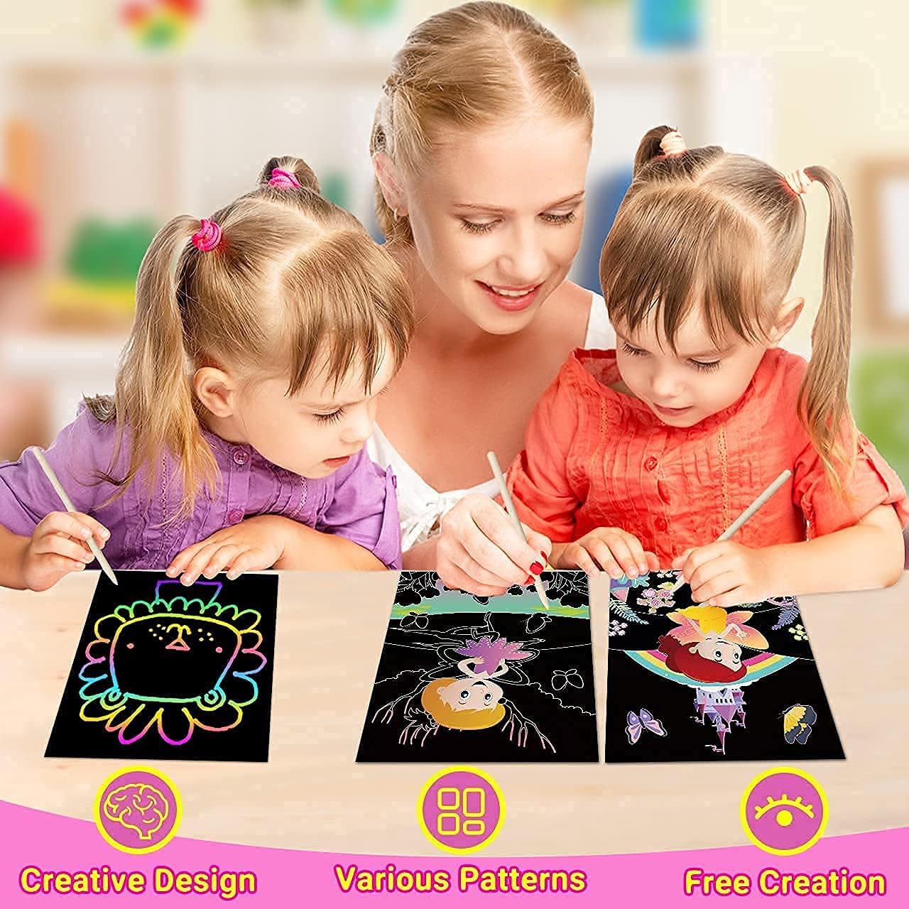 Juego De Manualidades De Madera Para Niños – 29 Piezas, 8 Vehículos Para Pintar Con Pinceles Y Pinturas, Regalo Creativo +4 Años