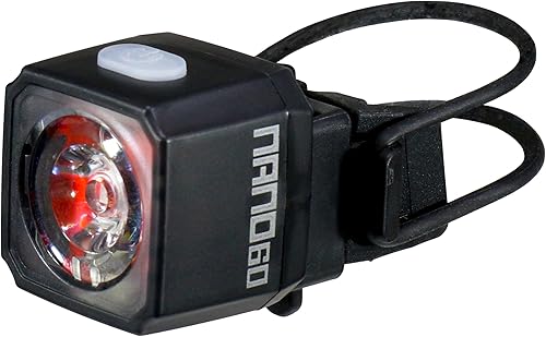 Miniatura 7 de CATEYE Luz de seguridad nano para bicicleta IPX4 impermeable diurna visible luz de seguridad LED, 6 modos de luz, USB-C recargable, diseño compacto