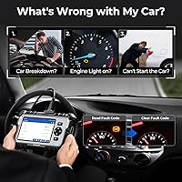 Vista 2 de TOPDON AD500 Escáner OBD2 Lector de Código de Coche Herramienta de Escaneo, Herramienta de Diagnóstico de Transmisión ABS SRS del Motor, Escáner