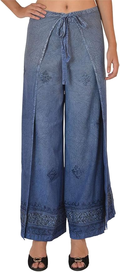 SalsaNights Women's Boho Wide Leg Wrap 
