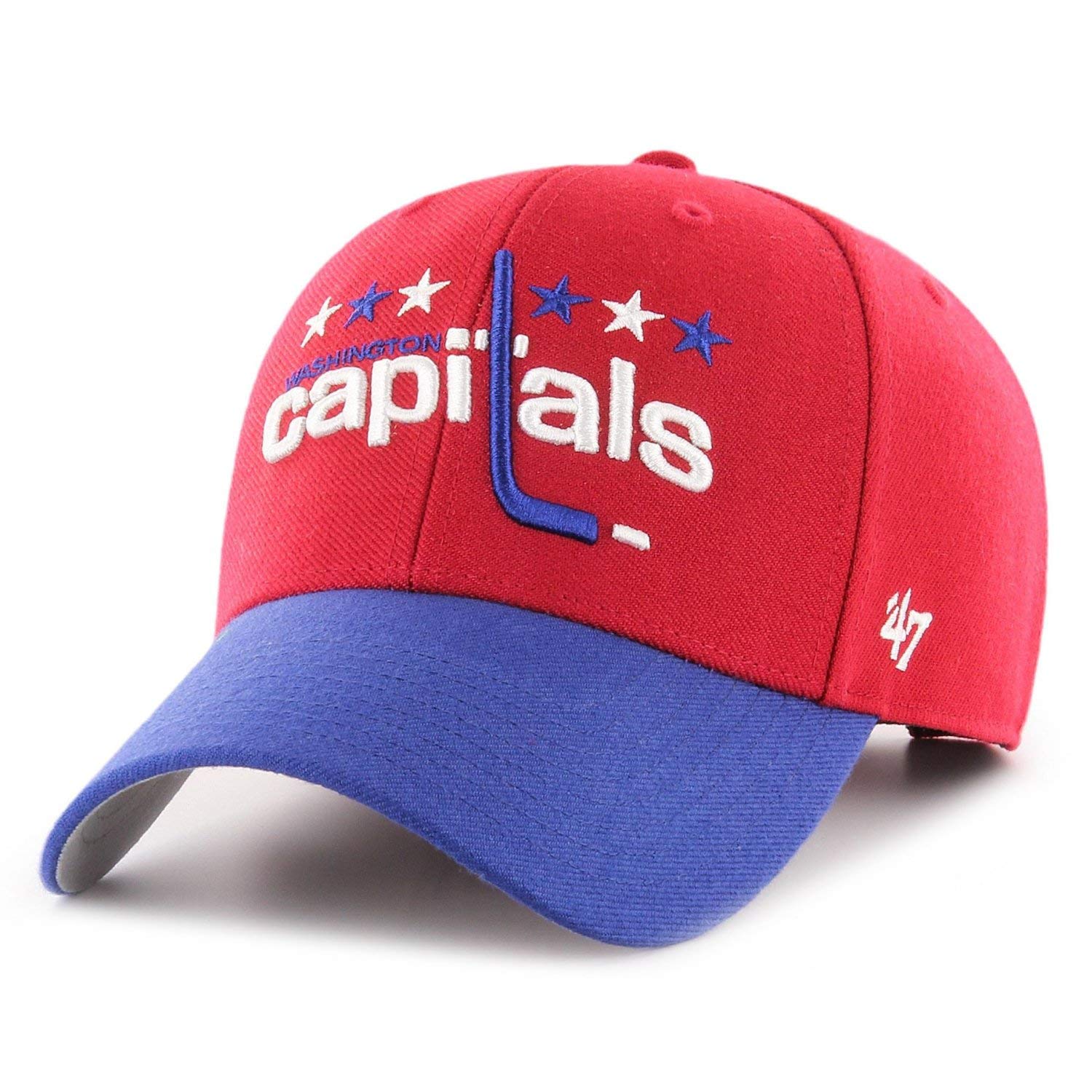 Unisex Multicolour 47 Brand Relaxed Fit Cap - Nhl Vintage Washington Capitals Red