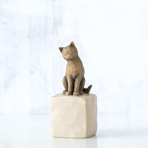 Miniatura 2 de Willow Tree Love My Cat (Dark), Sculpted Hand-Painted Figure